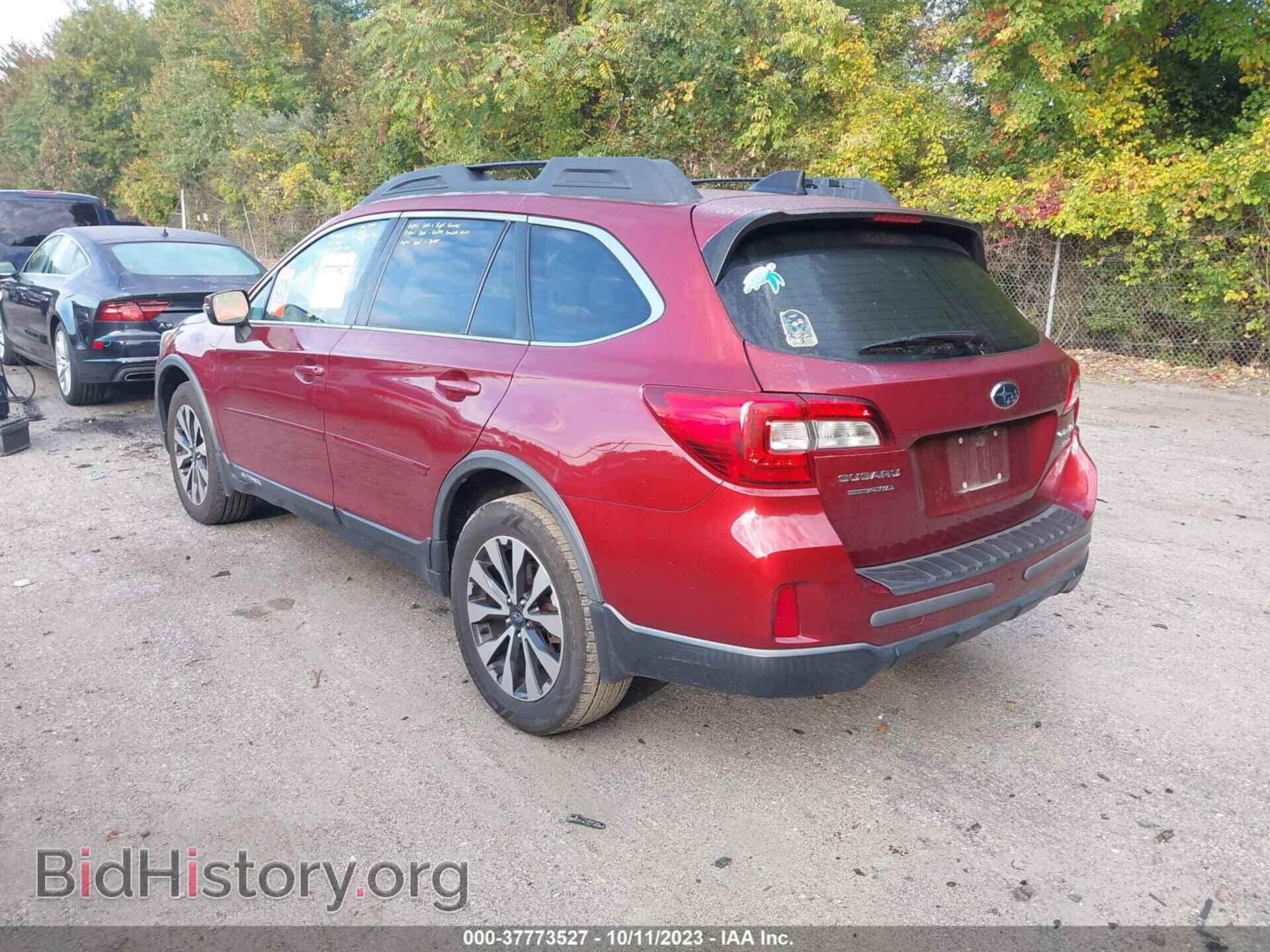 2016 SUBARU OUTBACK - VIN: 4S4BSENC0G3223128 - Фото 3