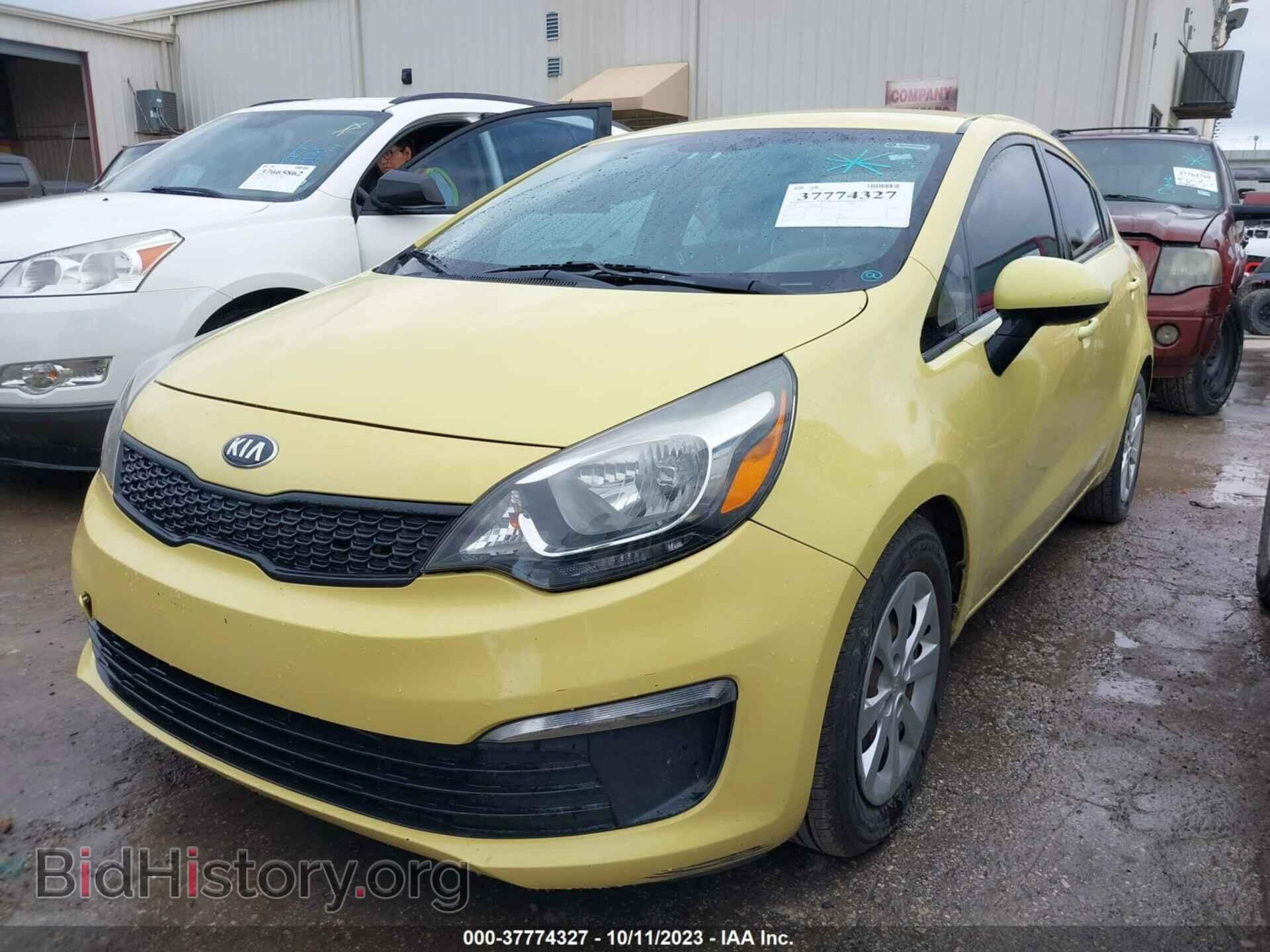 2016 KIA RIO - VIN: KNADM4A34G6544897 - Фото 2
