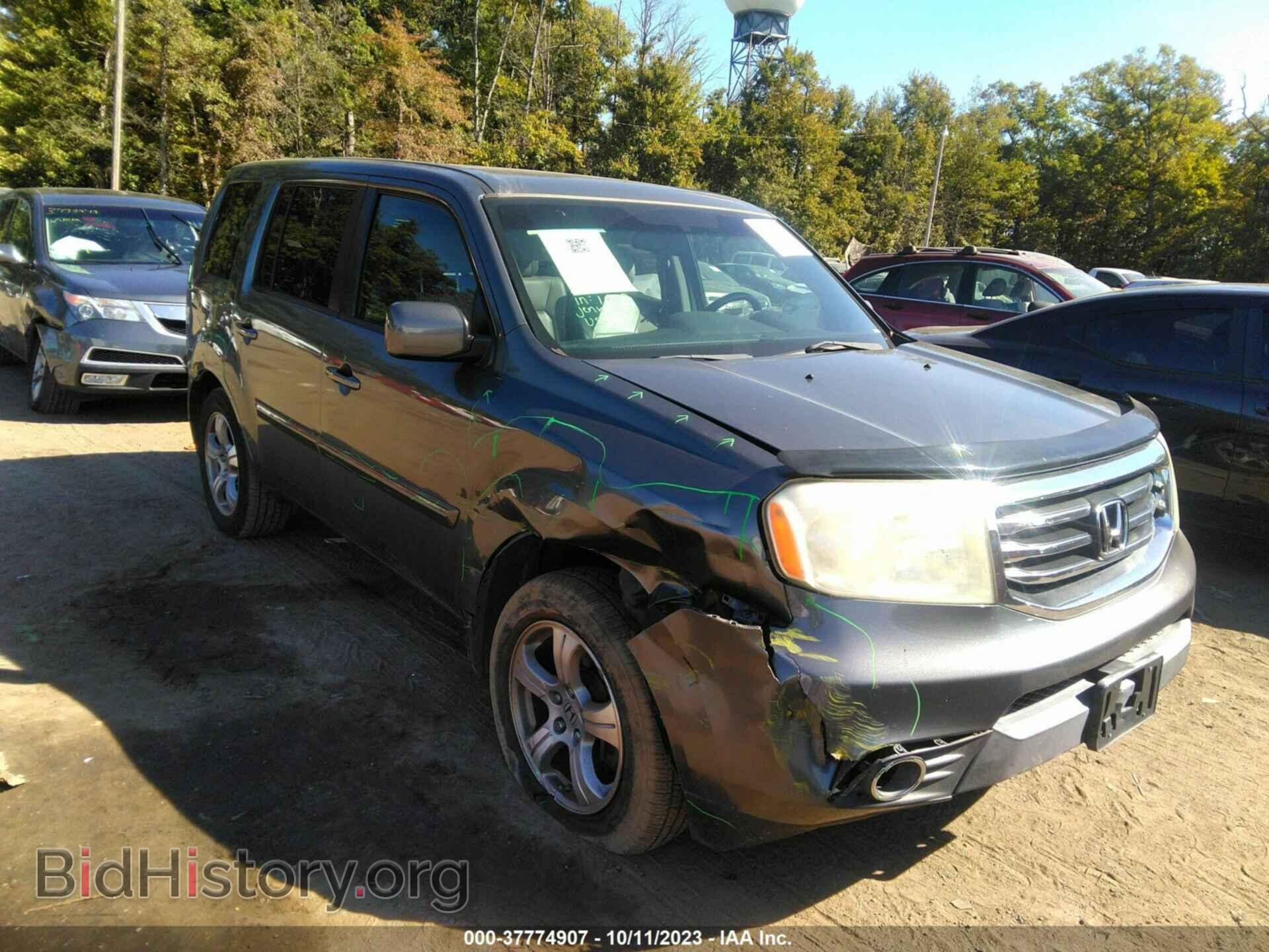Фотография 5FNYF4H50CB053067 - HONDA PILOT 2012