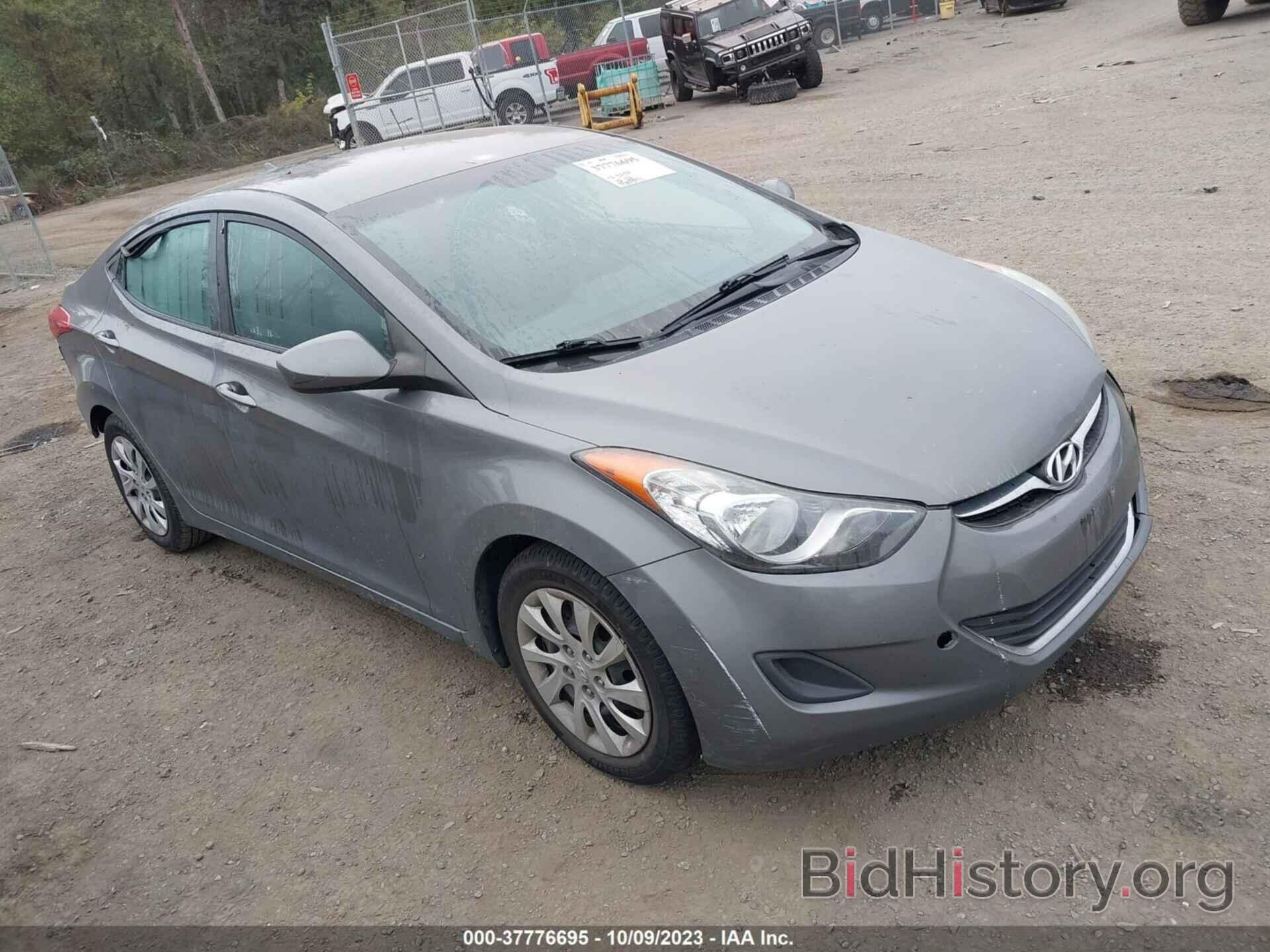 Photo 5NPDH4AE6CH136409 - HYUNDAI ELANTRA 2012