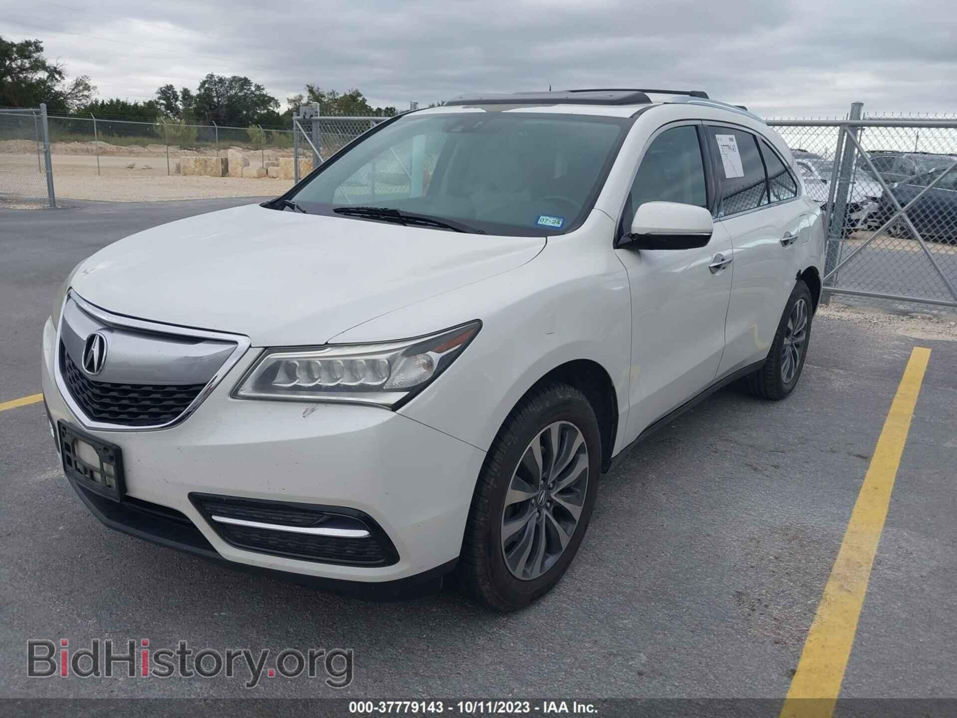 2014 ACURA MDX - VIN: 5FRYD4H60EB048497 - Фото 2