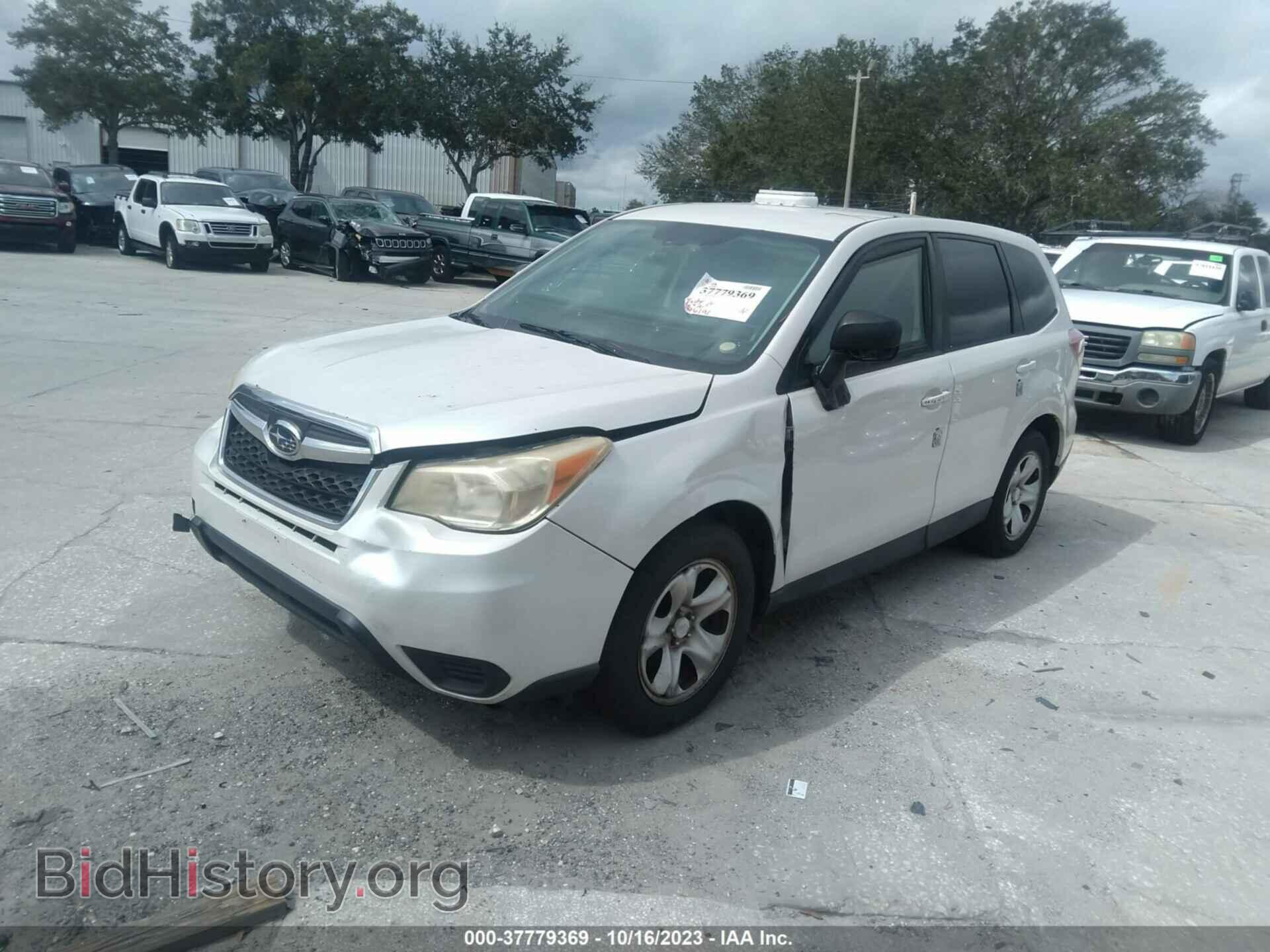 2014 SUBARU FORESTER - VIN: JF2SJAAC7EH442644 - Фото 2