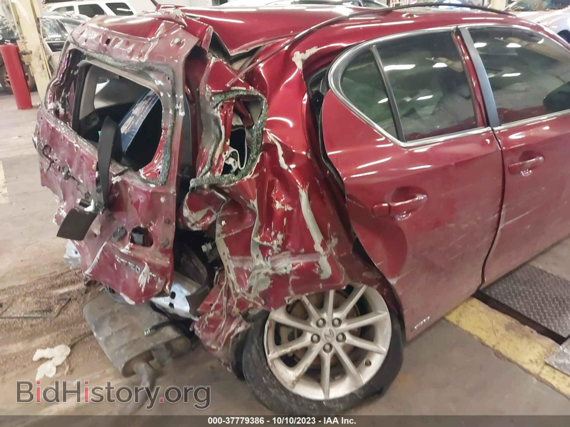 2013 LEXUS CT 200H - VIN: JTHKD5BH4D2162607 - Фото 6