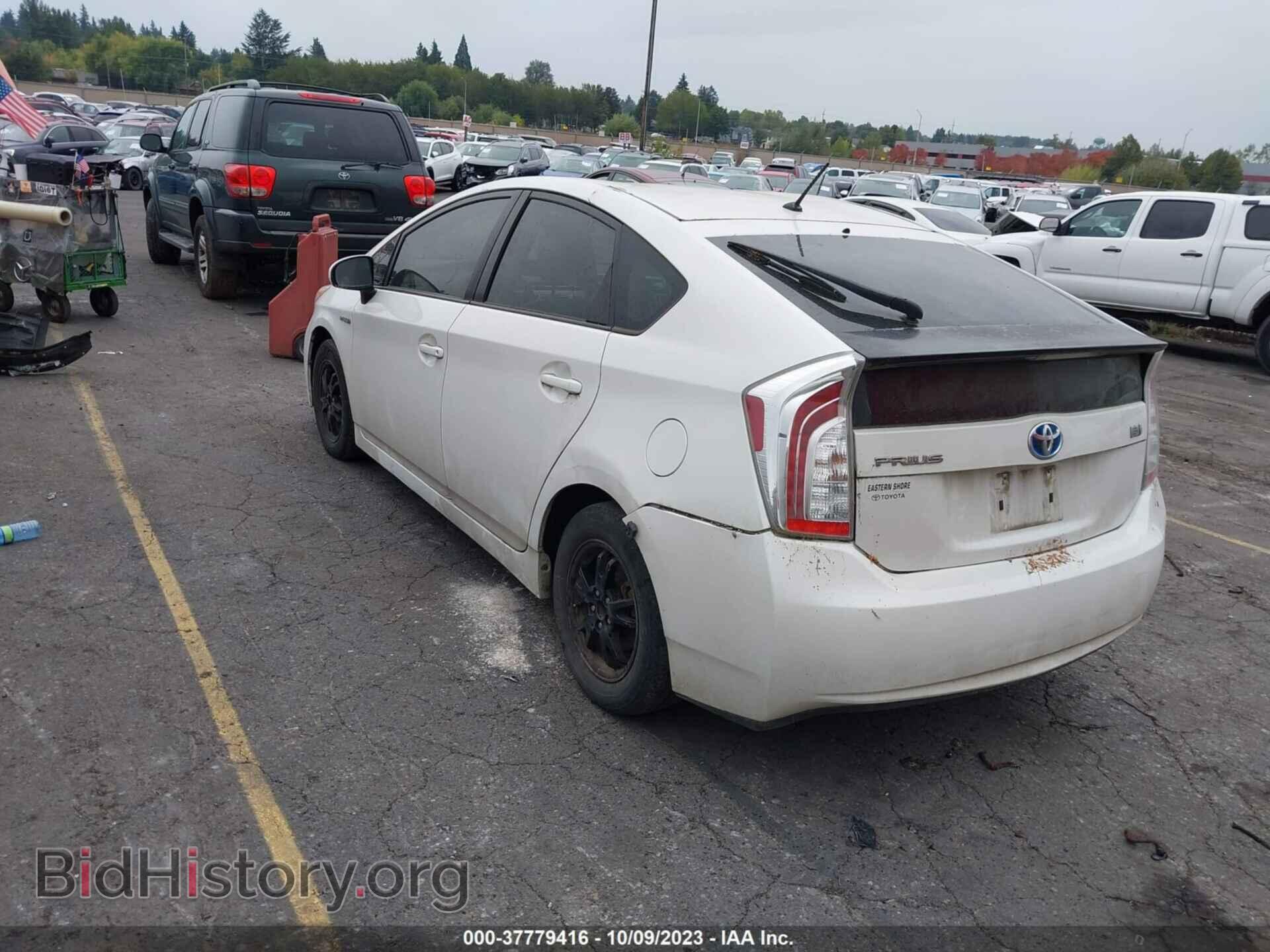 2014 TOYOTA PRIUS - VIN: JTDKN3DU2E0367823 - Фото 3