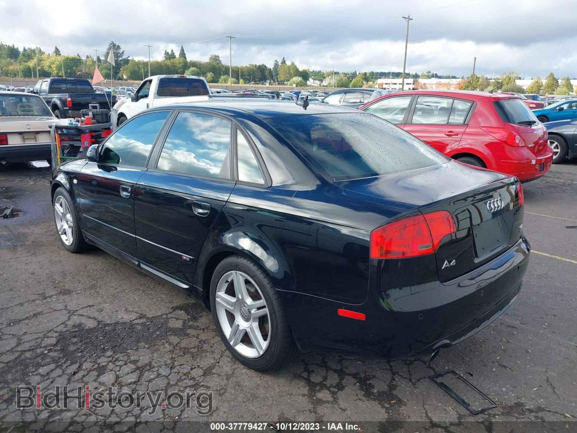 2007 AUDI A4 - VIN: WAUEH98E27A077442 - Фото 3