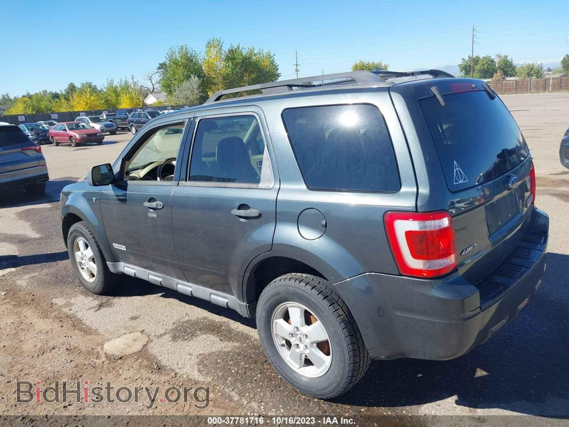 2008 FORD ESCAPE - VIN: 1FMCU93108KB49272 - Фото 3