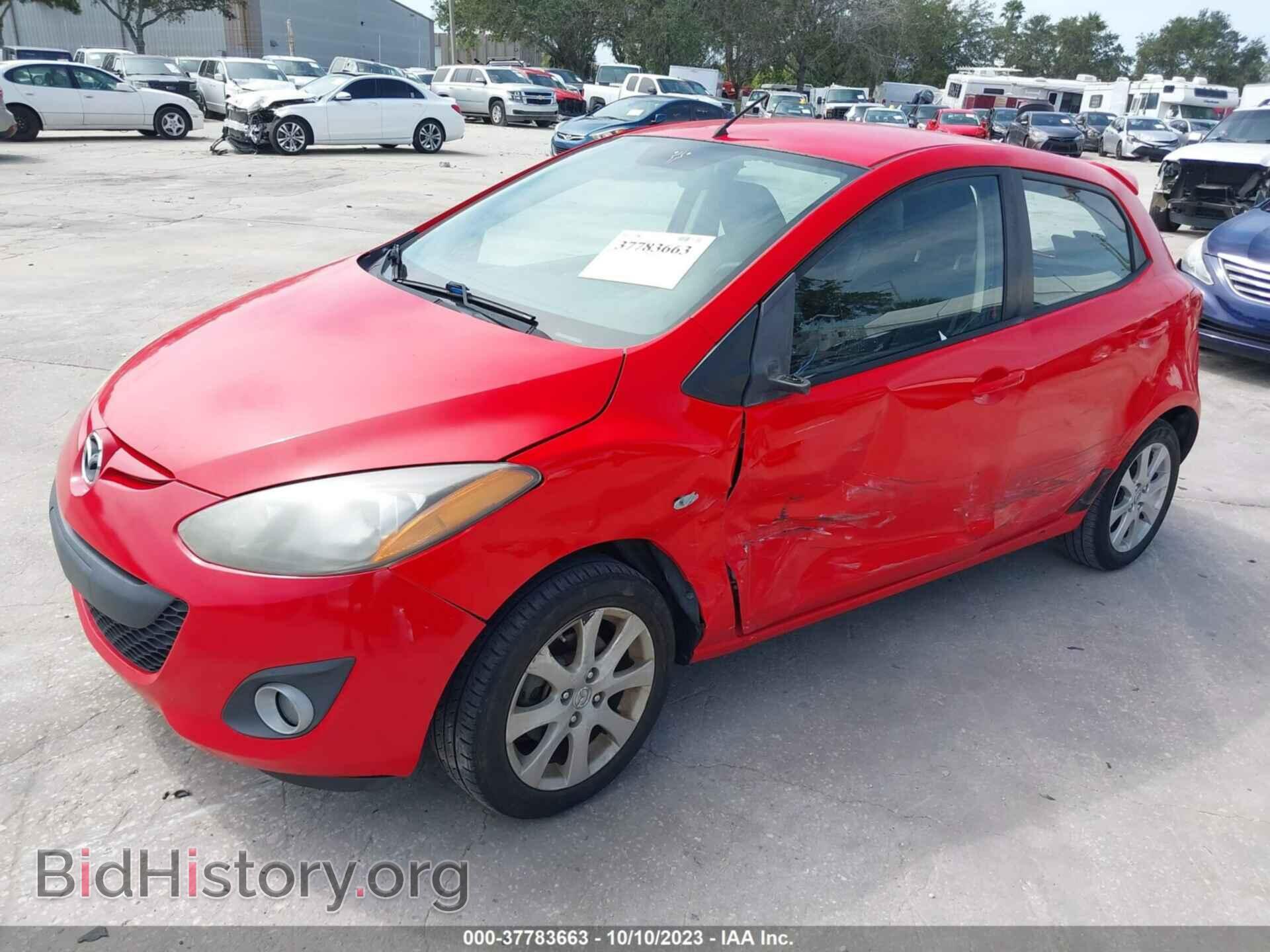 2012 MAZDA MAZDA2 - VIN: JM1DE1LY7C0139864 - Фото 2