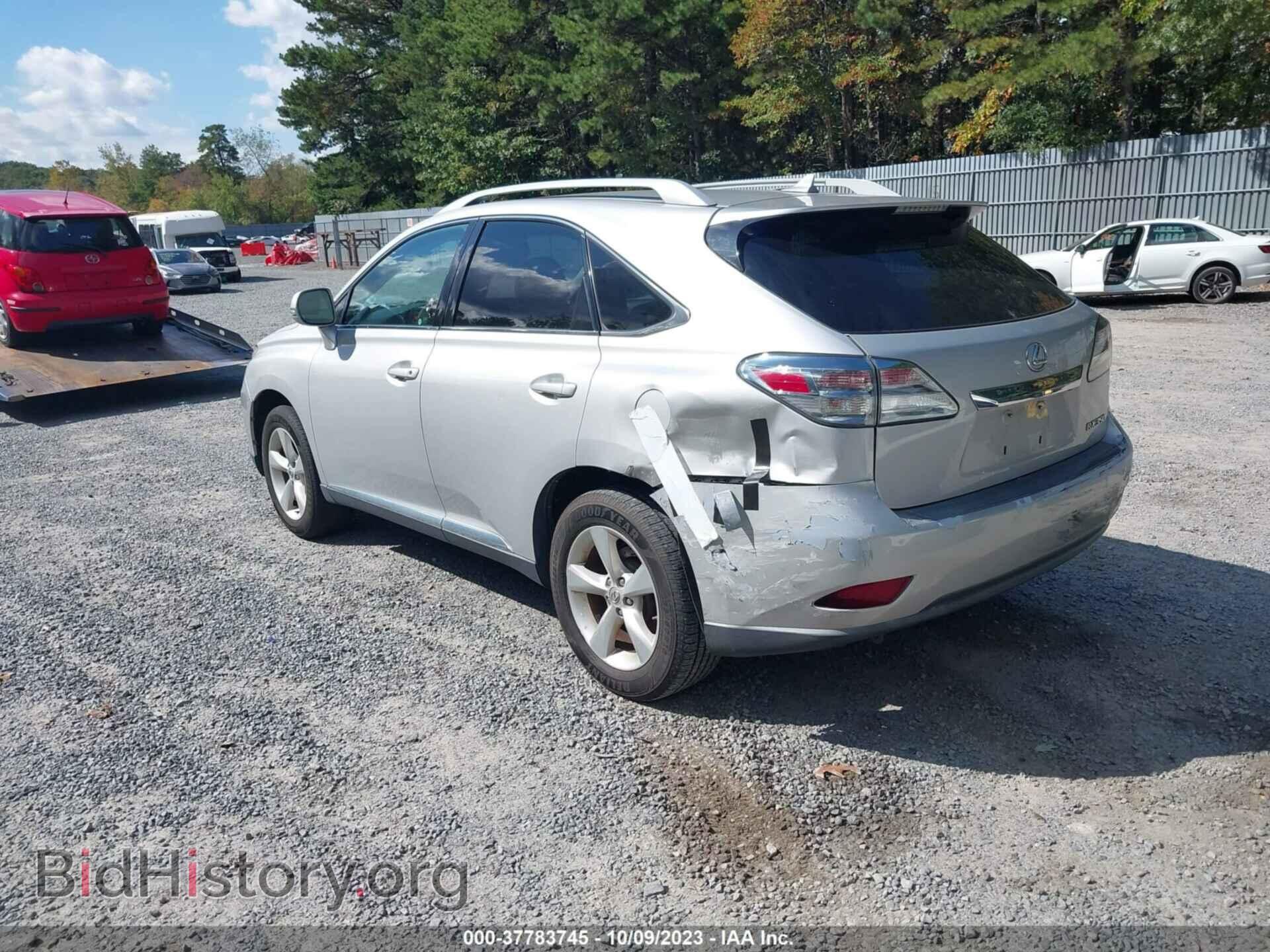 2011 LEXUS RX 350 - VIN: 2T2BK1BA0BC092522 - Фото 3