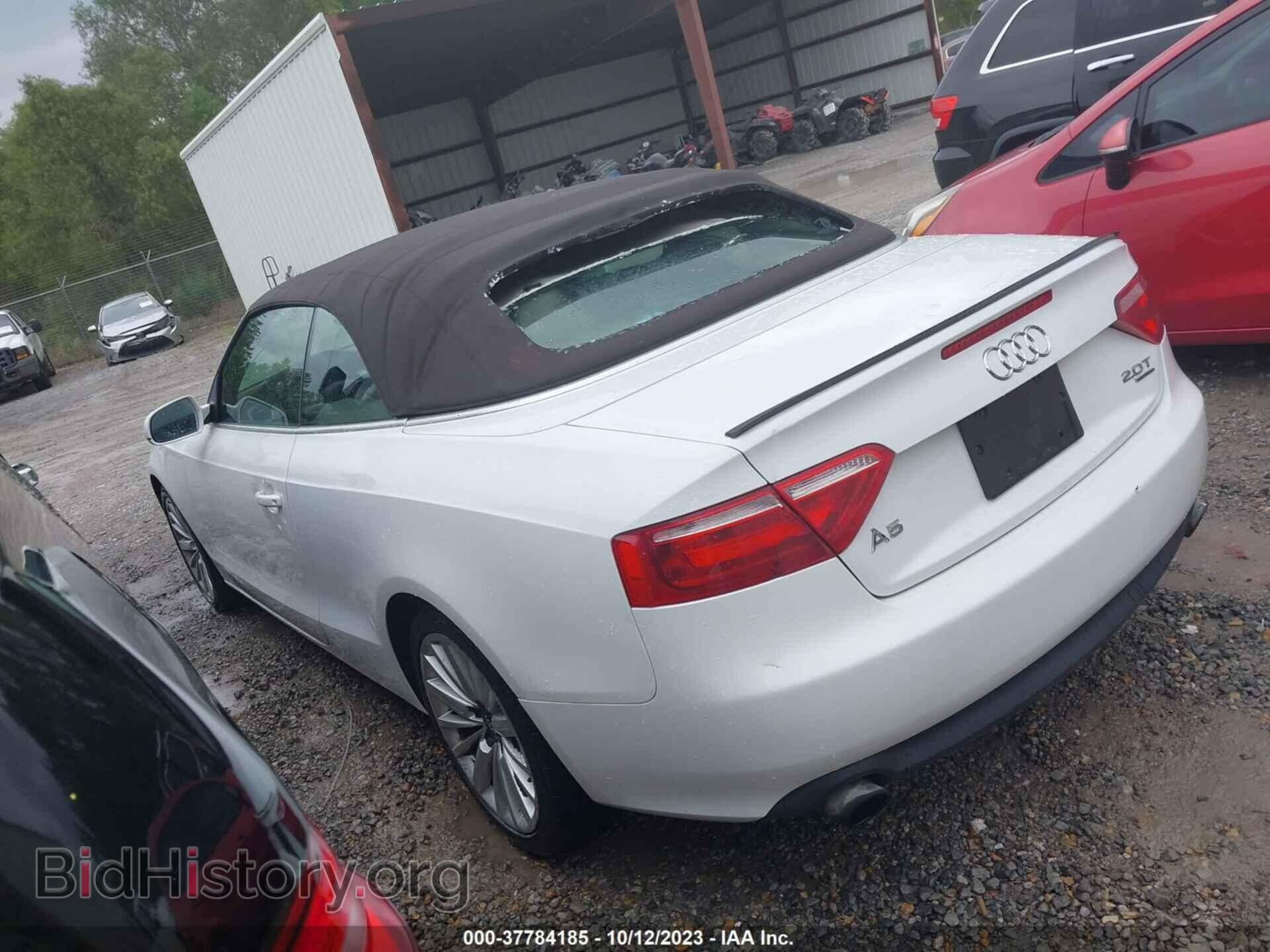2012 AUDI A5 - VIN: WAUCFAFH1CN001189 - Фото 3