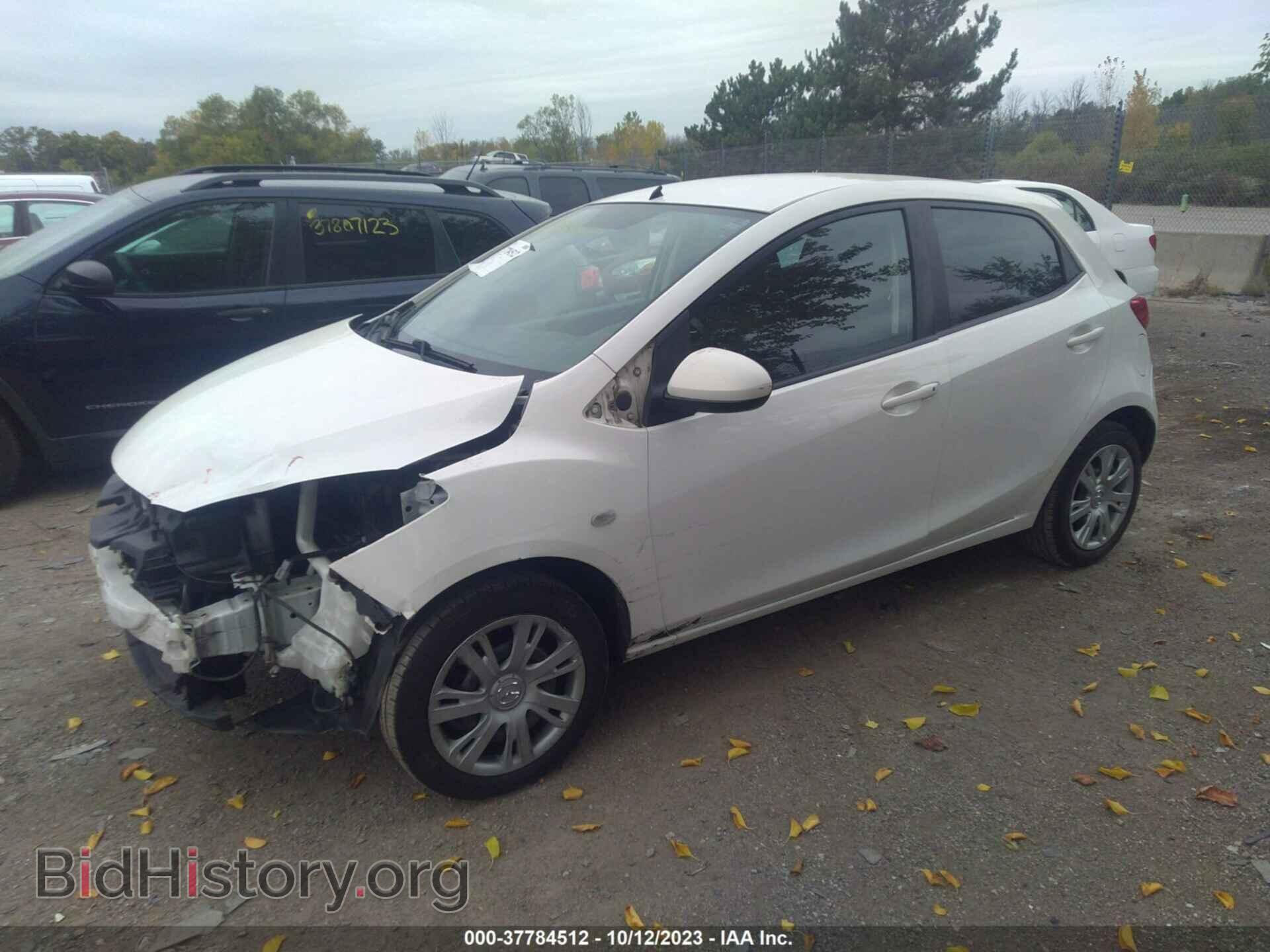 2012 MAZDA MAZDA2 - VIN: JM1DE1KZ6C0147545 - Фото 2