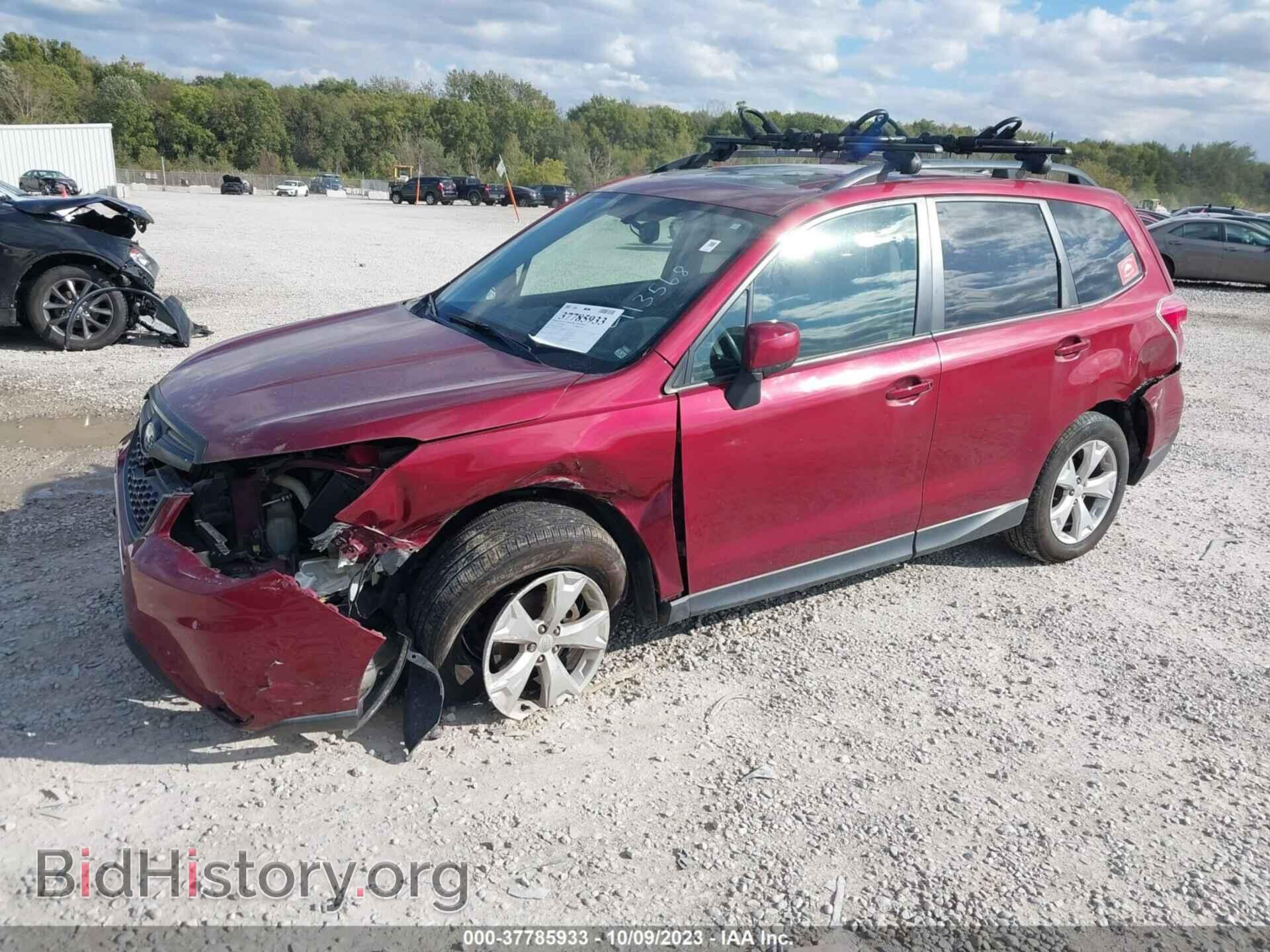 2014 SUBARU FORESTER - VIN: JF2SJAEC1EH413568 - Фото 2