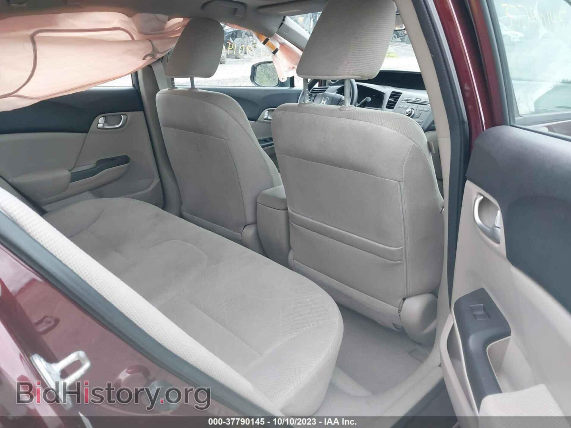 2012 HONDA CIVIC SDN - VIN: 19XFB2F80CE340502 - Фото 8