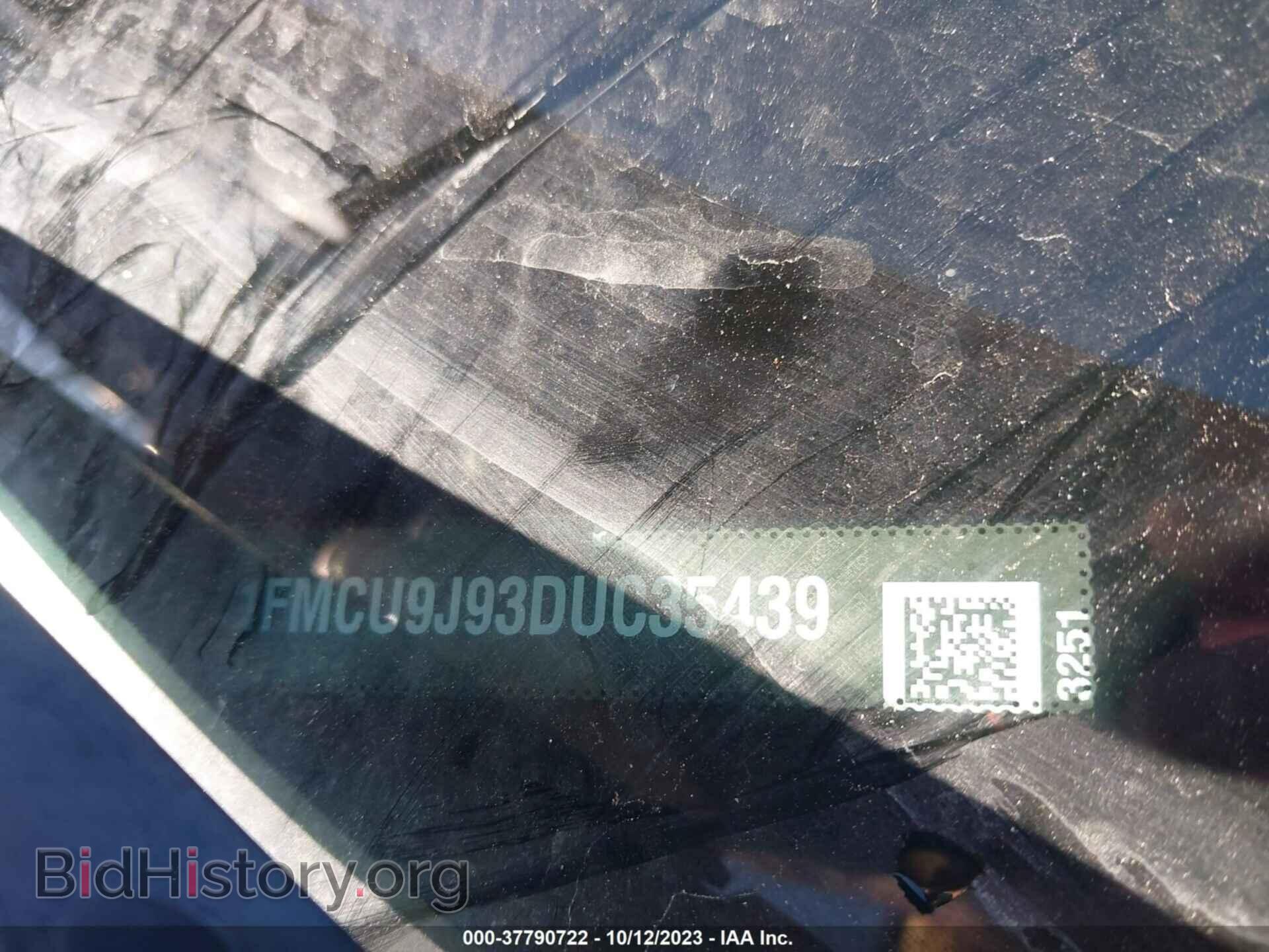 2013 FORD ESCAPE - VIN: 1FMCU9J93DUC35439 - Photo 9