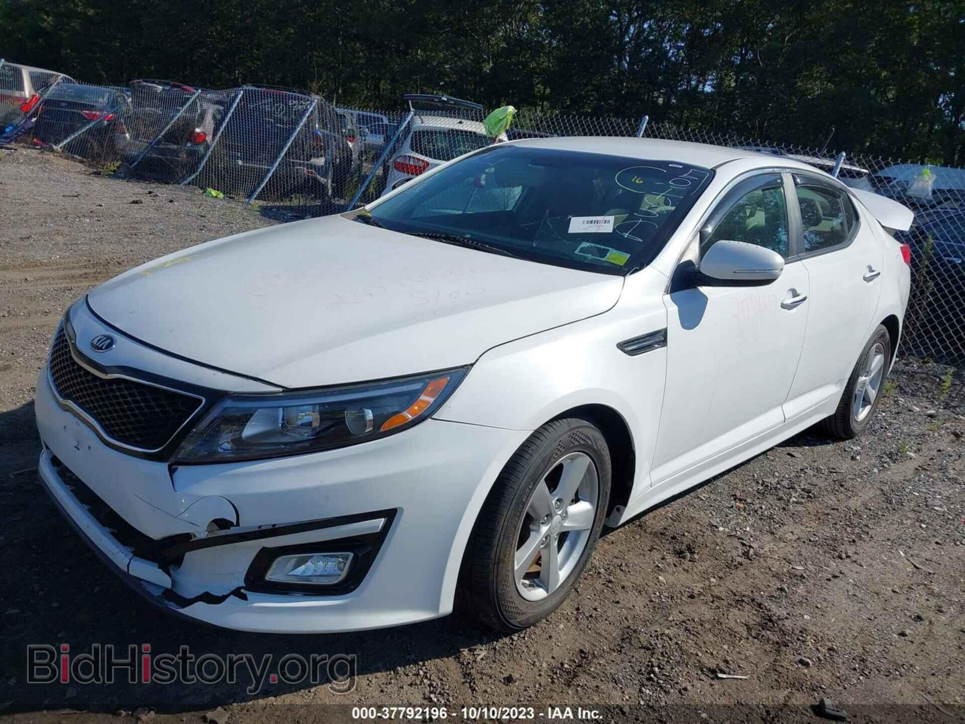 2015 KIA OPTIMA - VIN: 5XXGM4A70FG388330 - Фото 2