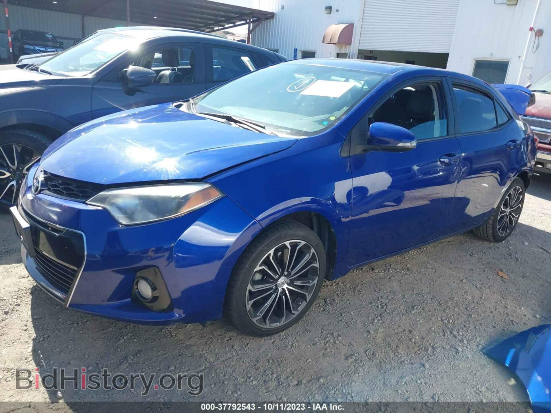 2014 TOYOTA COROLLA - VIN: 2T1BURHE4EC214360 - Фото 2