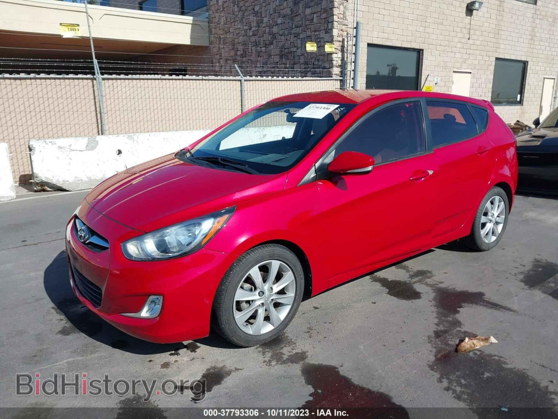 2013 HYUNDAI ACCENT - VIN: KMHCU5AE2DU076712 - Фото 2