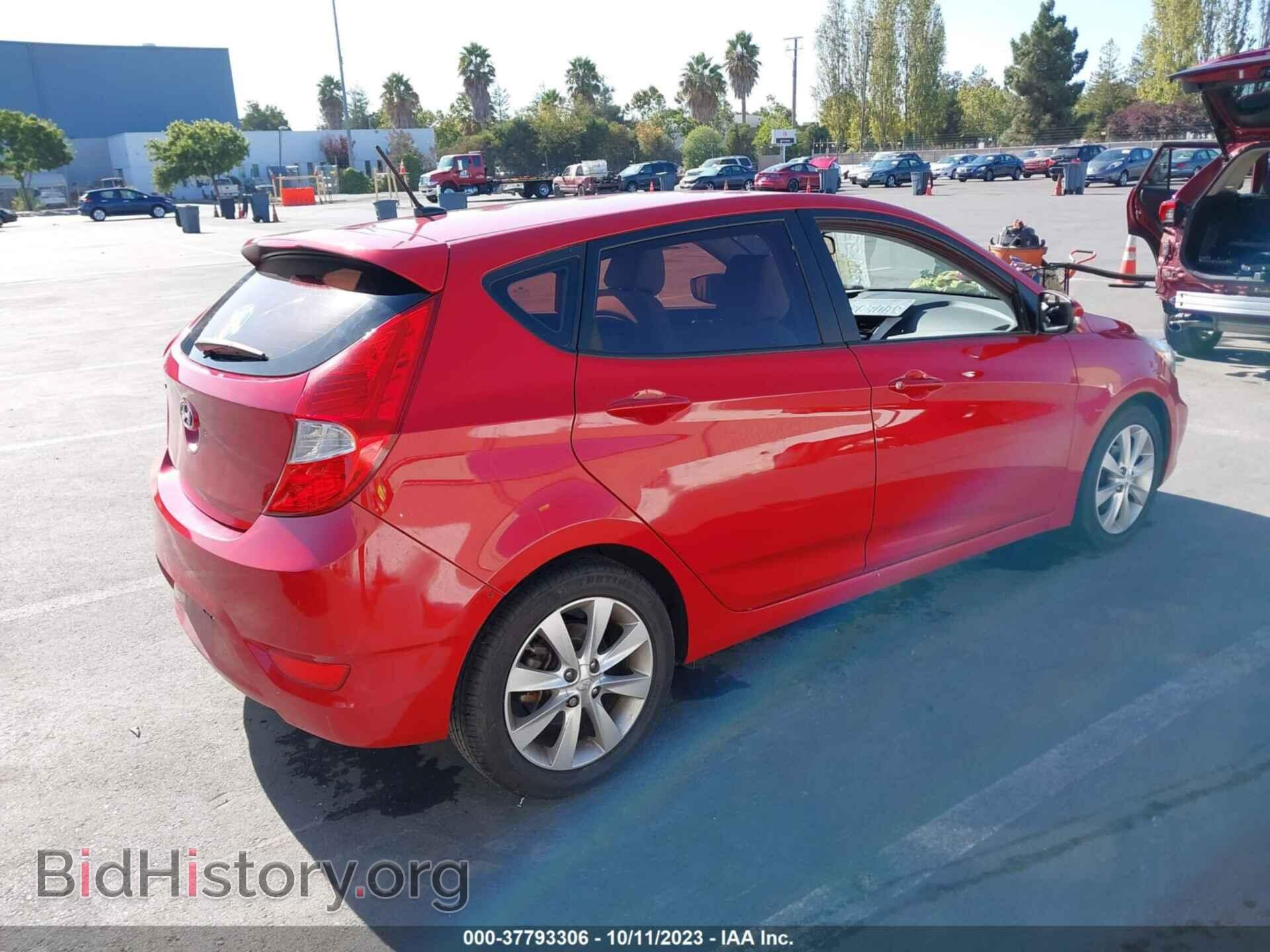 2013 HYUNDAI ACCENT - VIN: KMHCU5AE2DU076712 - Фото 4