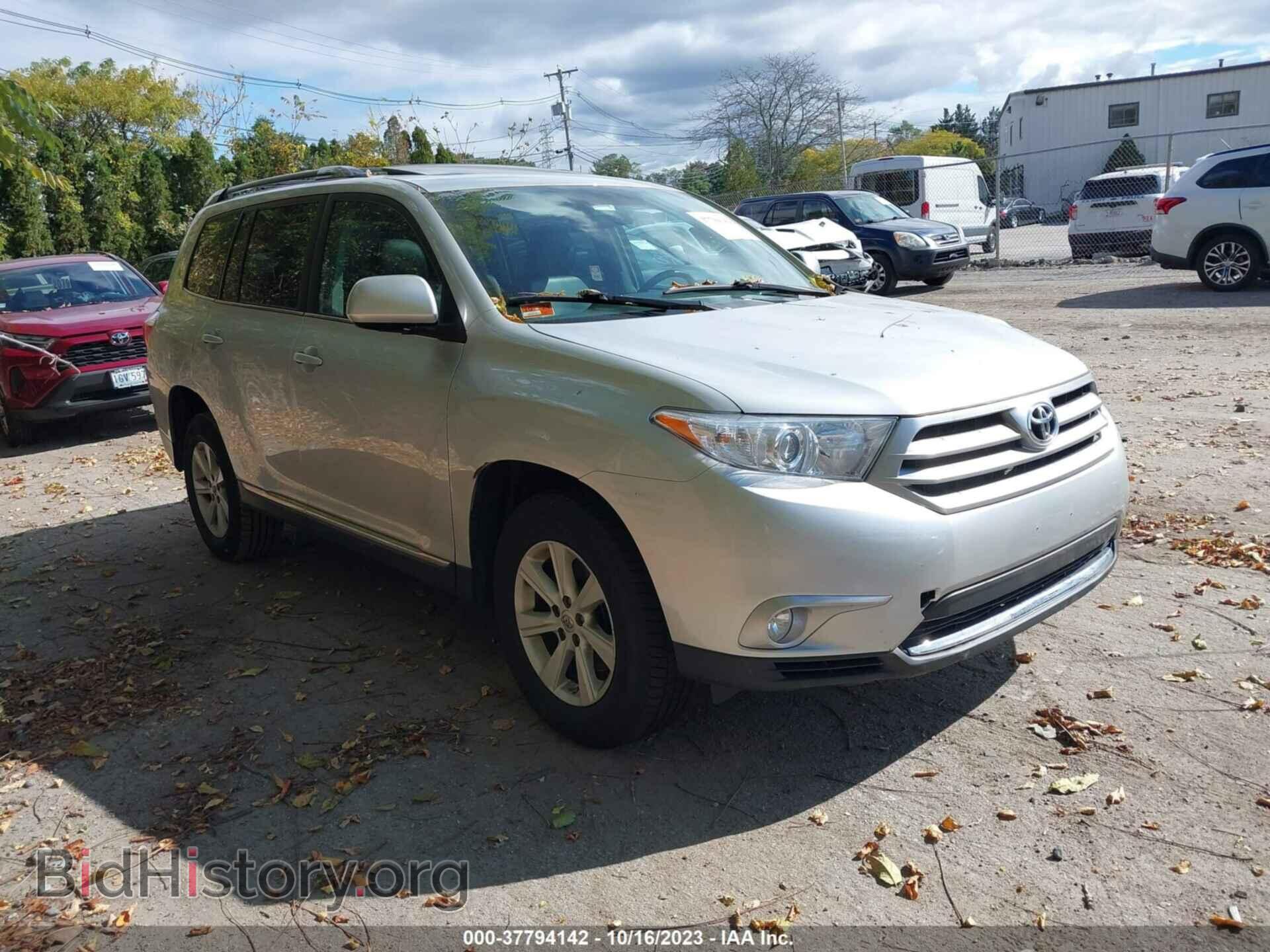 Фотография 5TDBK3EH7CS170568 - TOYOTA HIGHLANDER 2012