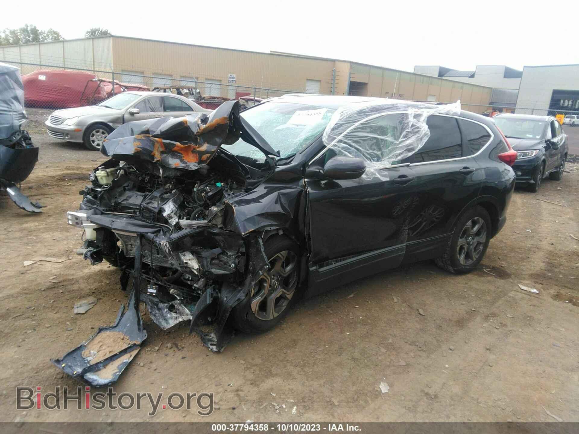 2019 HONDA CR-V - VIN: 2HKRW2H5XKH628509 - Фото 2