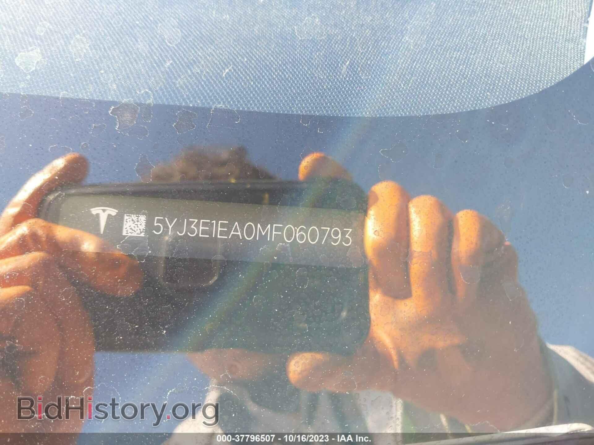 2021 TESLA MODEL 3 - VIN: 5YJ3E1EA0MF060793 - Фото 9