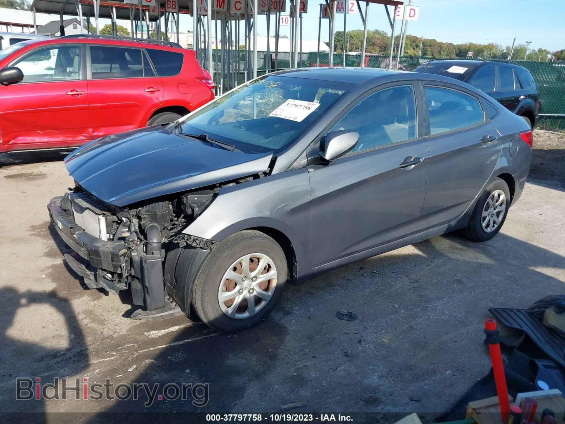 2012 HYUNDAI ACCENT - VIN: KMHCT4AEXCU059796 - Фото 2