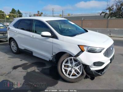 2023 Ford EDGE SEL/ST-Line, белый — VIN 2FMPK4J99PBA25626, IAAI