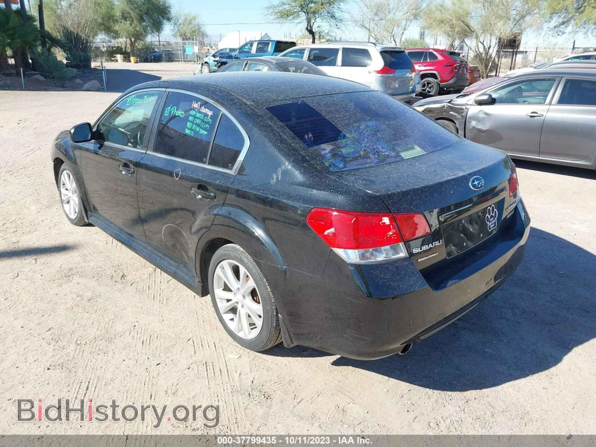 2013 SUBARU LEGACY - VIN: 4S3BMBC65D3016255 - Фото 3