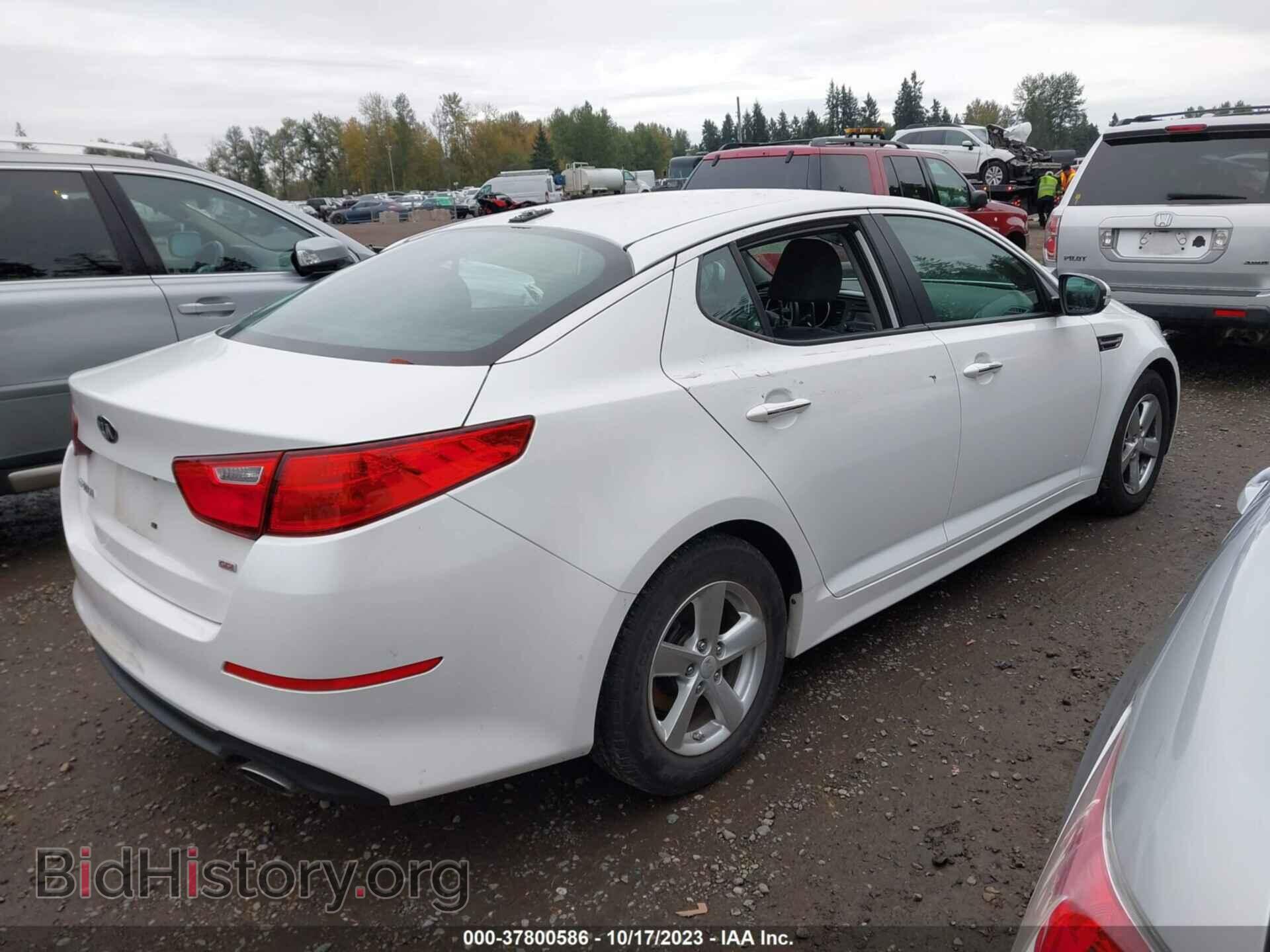 2015 KIA OPTIMA - VIN: KNAGM4A72F5539847 - Фото 4