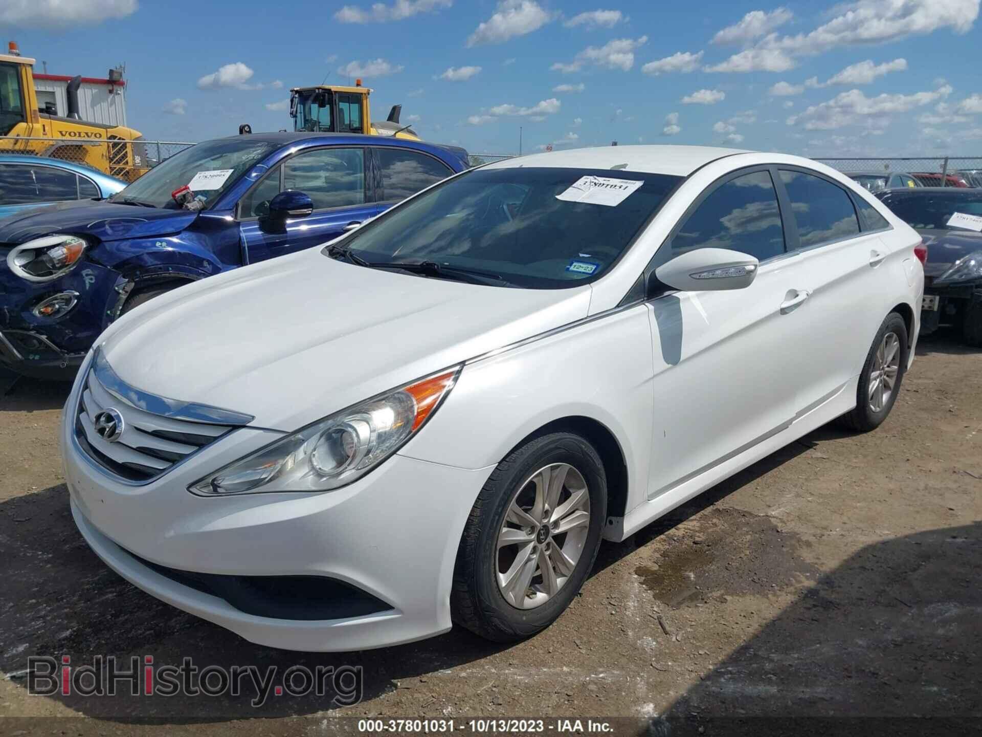 2014 HYUNDAI SONATA - VIN: 5NPEB4AC9EH848663 - Фото 2