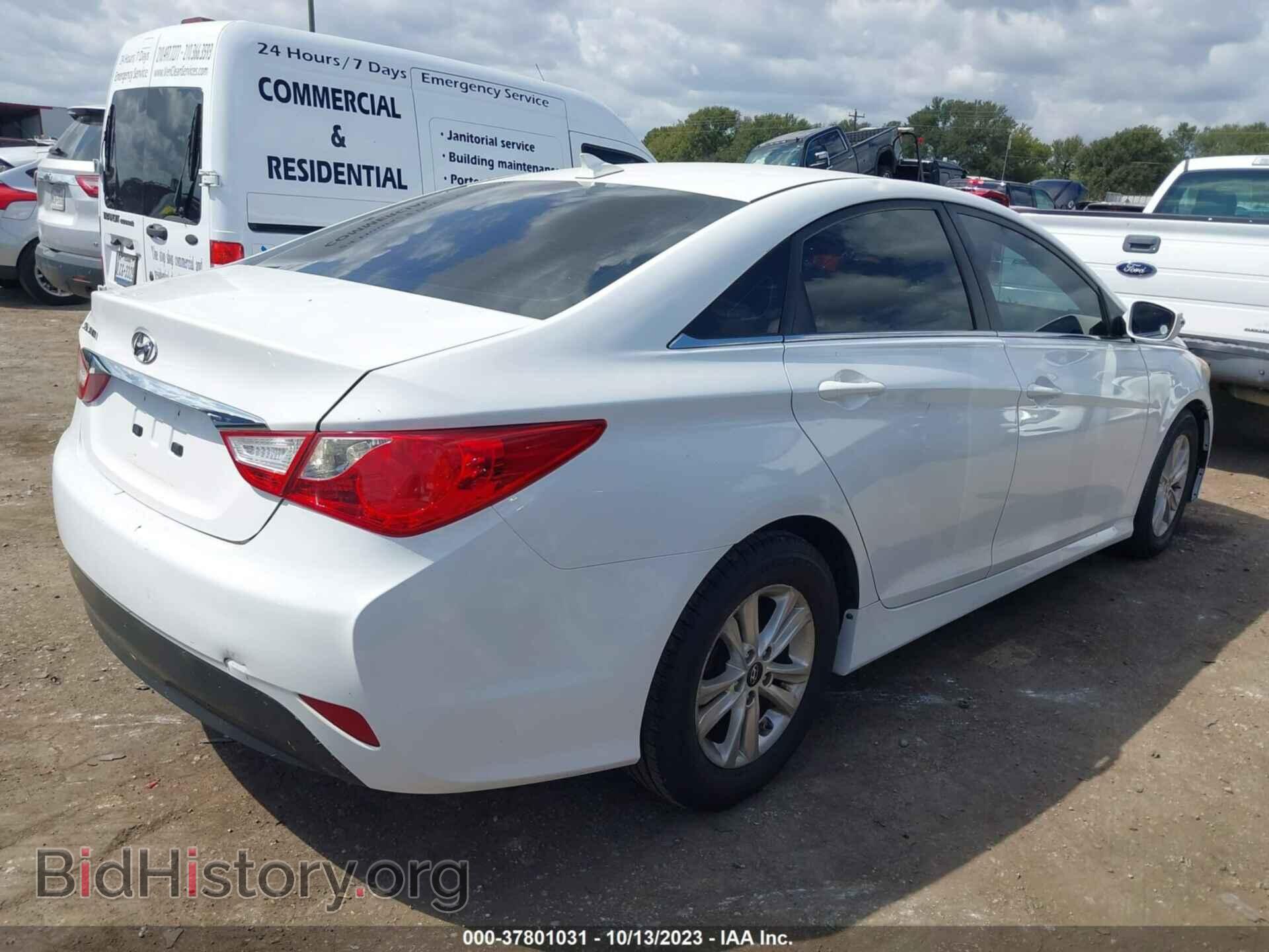 2014 HYUNDAI SONATA - VIN: 5NPEB4AC9EH848663 - Фото 4