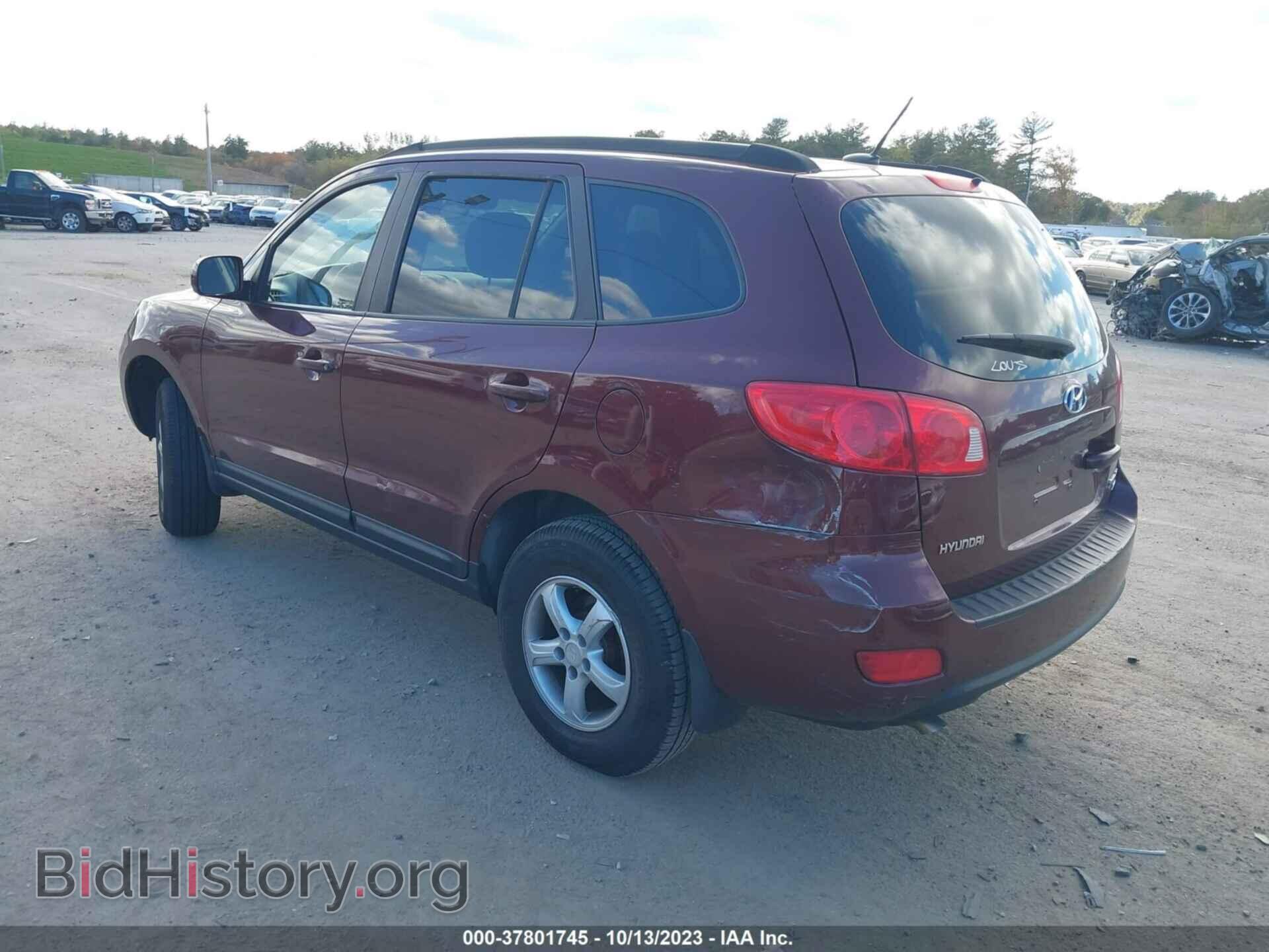 2008 HYUNDAI SANTA FE - VIN: 5NMSG73D78H153644 - Фото 3
