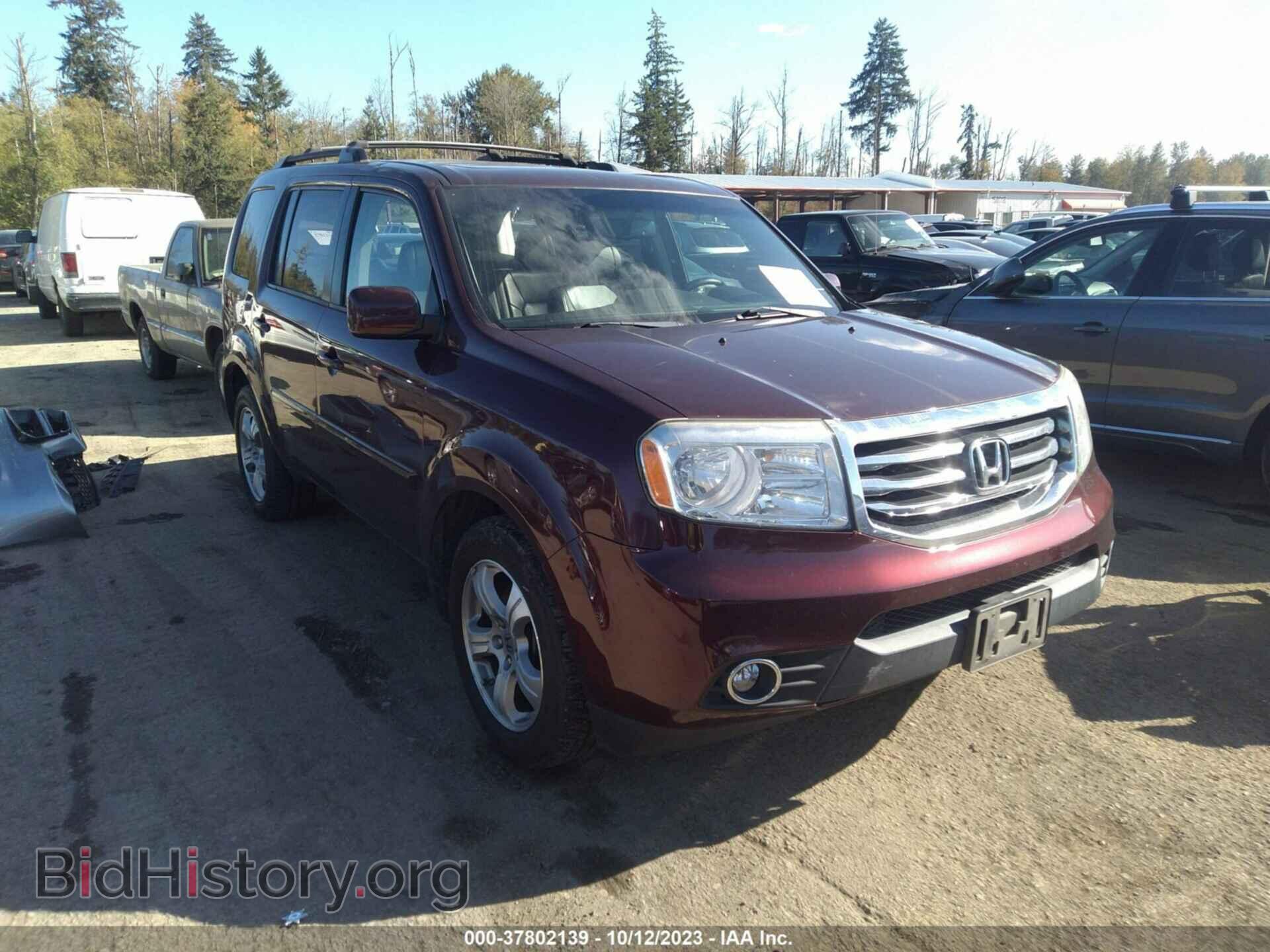 Фотография 5FNYF4H53CB018667 - HONDA PILOT 2012