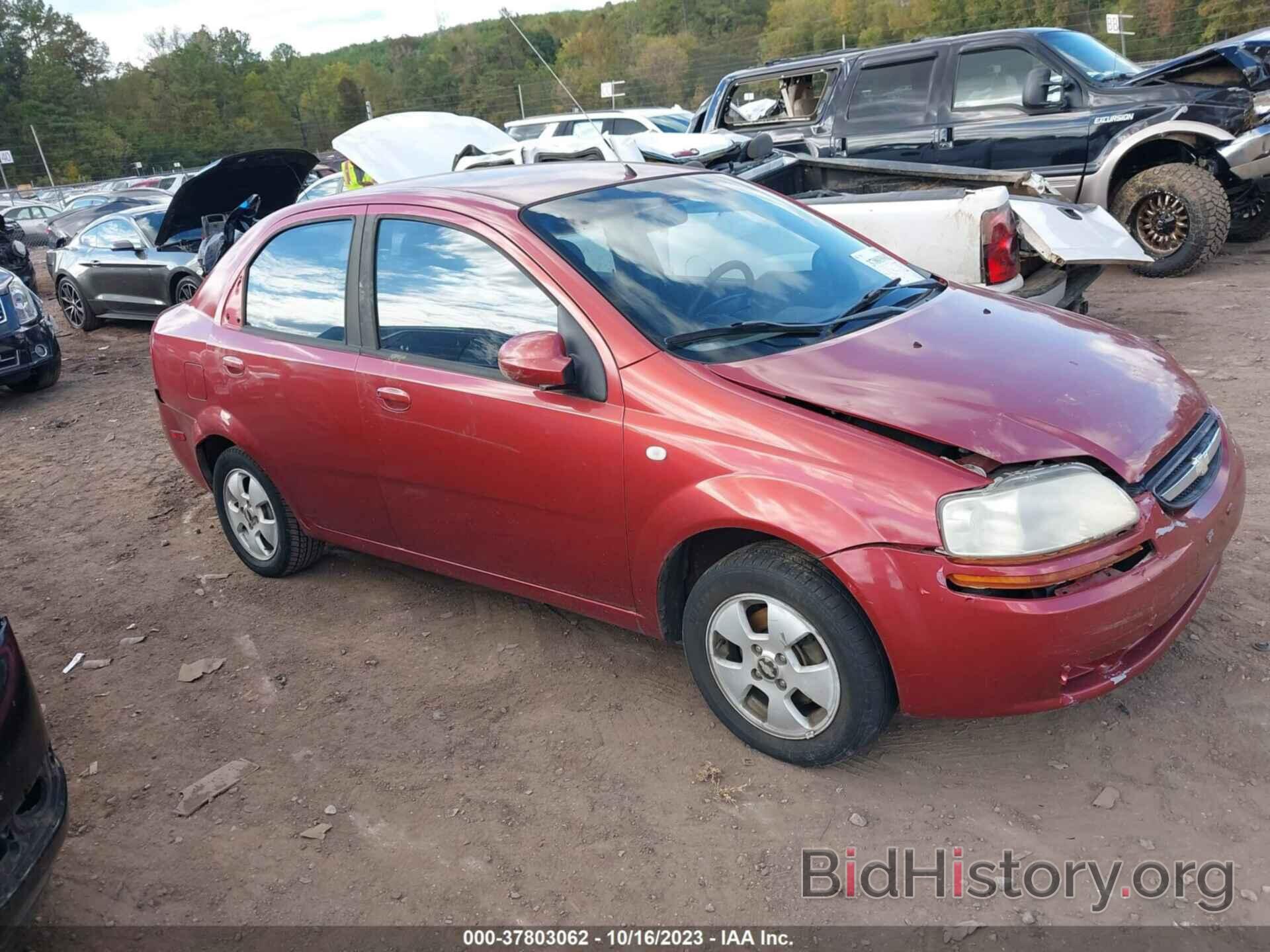 Photo KL1TD566X6B593798 - CHEVROLET AVEO 2006