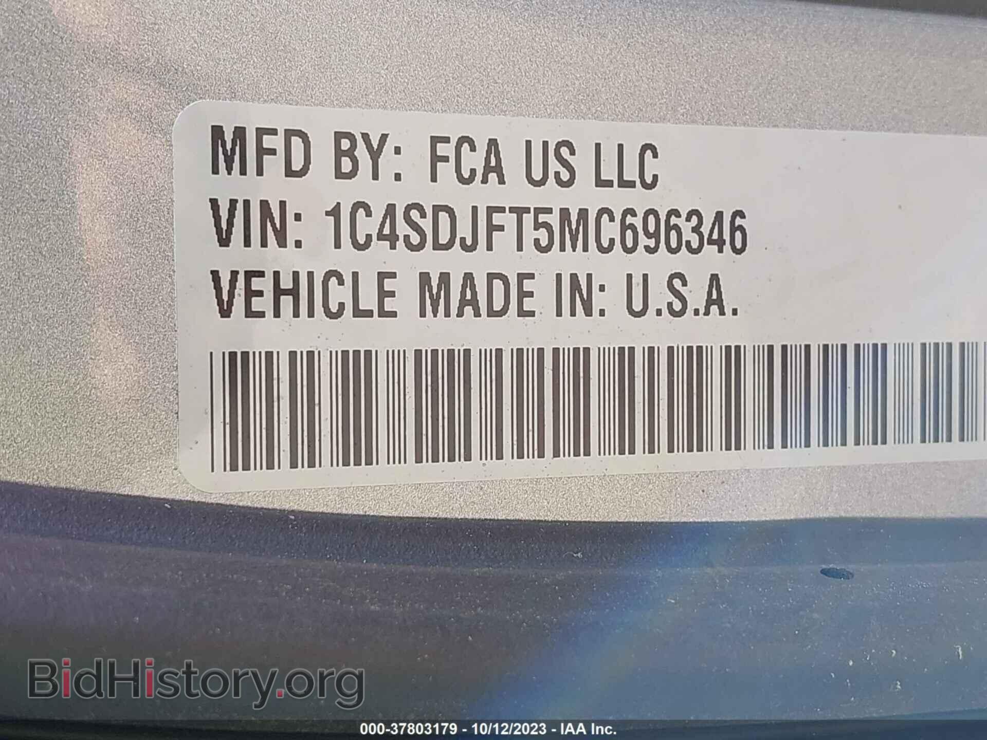 2021 DODGE DURANGO - VIN: 1C4SDJFT5MC696346 - Photo 9