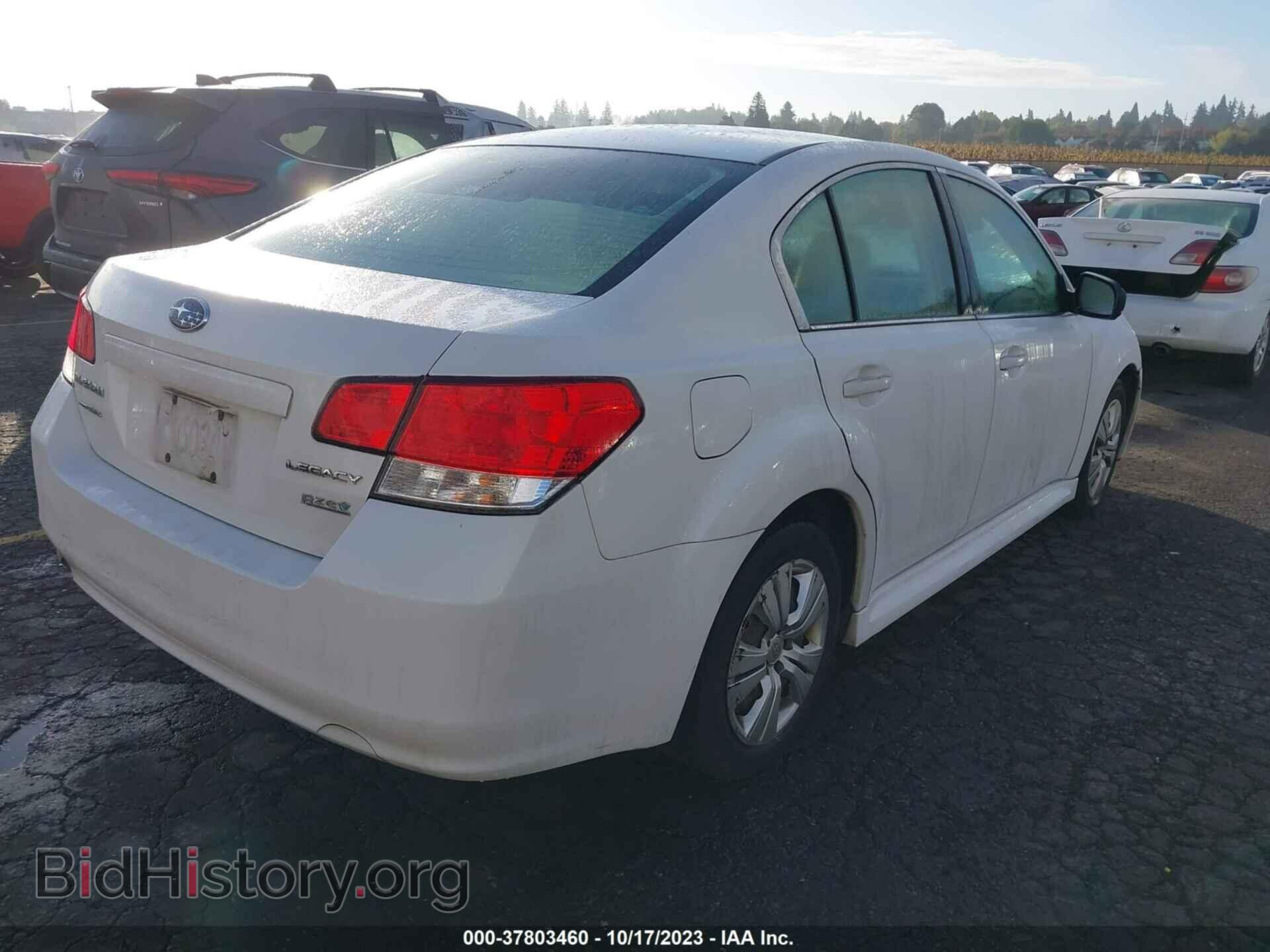 2010 SUBARU LEGACY - VIN: 4S3BMBA65A3220181 - Фото 4