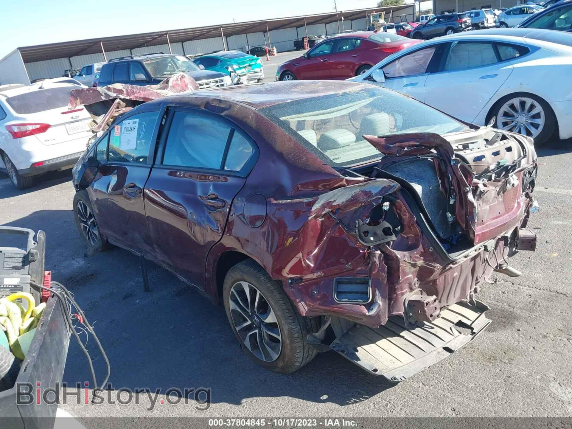 2014 HONDA CIVIC - VIN: 19XFB2F83EE072418 - Фото 3
