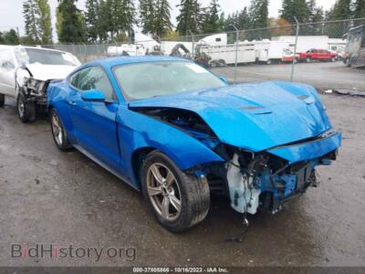 2020 Ford MUSTANG ECOBOOST, blue — VIN 1FA6P8TH4L5154973, IAAI