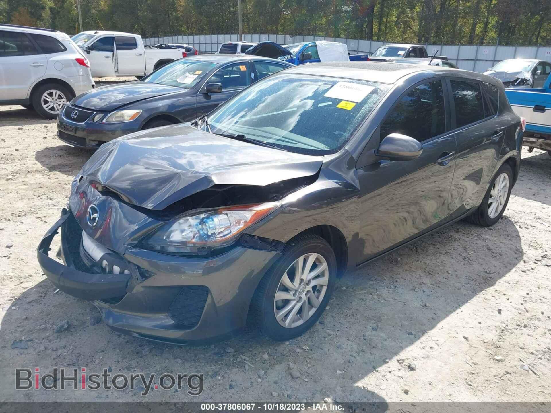 2012 MAZDA MAZDA3 - VIN: JM1BL1L77C1554553 - Фото 2