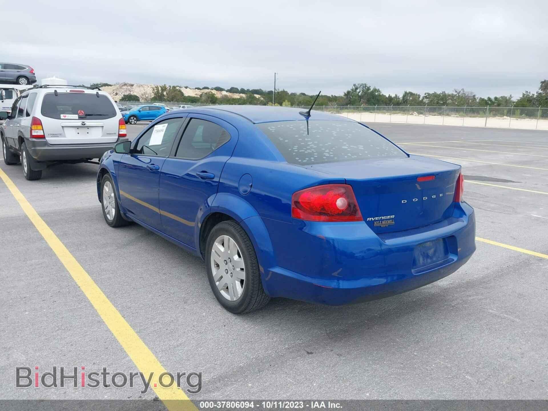 2013 DODGE AVENGER - VIN: 1C3CDZAB3DN677272 - Фото 3