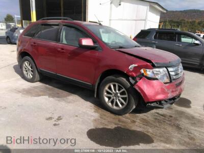 2009 Ford EDGE SEL, бордовый — VIN 2FMDK48C19BA86573, IAAI