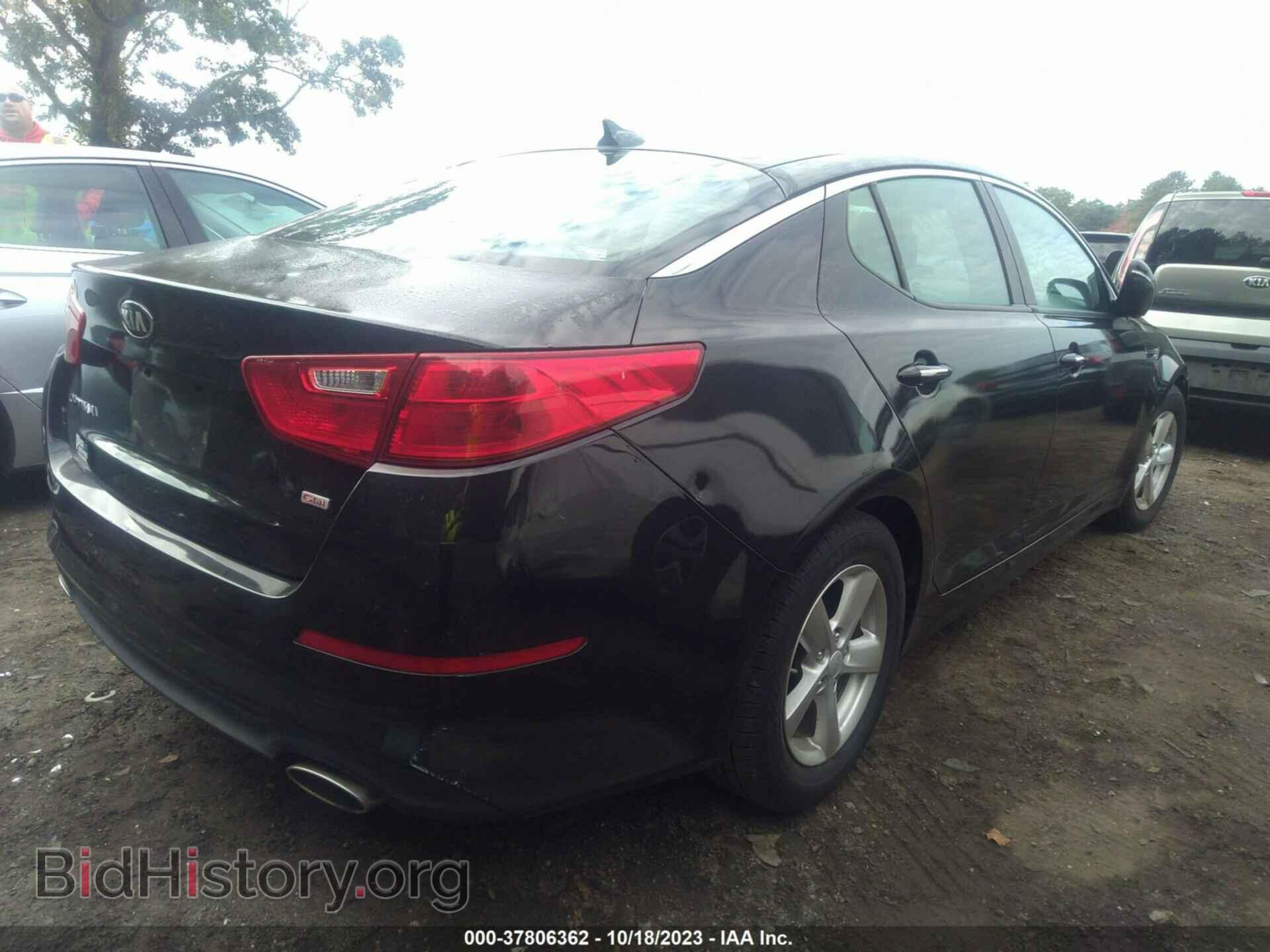 2015 KIA OPTIMA - VIN: KNAGM4A71F5663592 - Фото 4