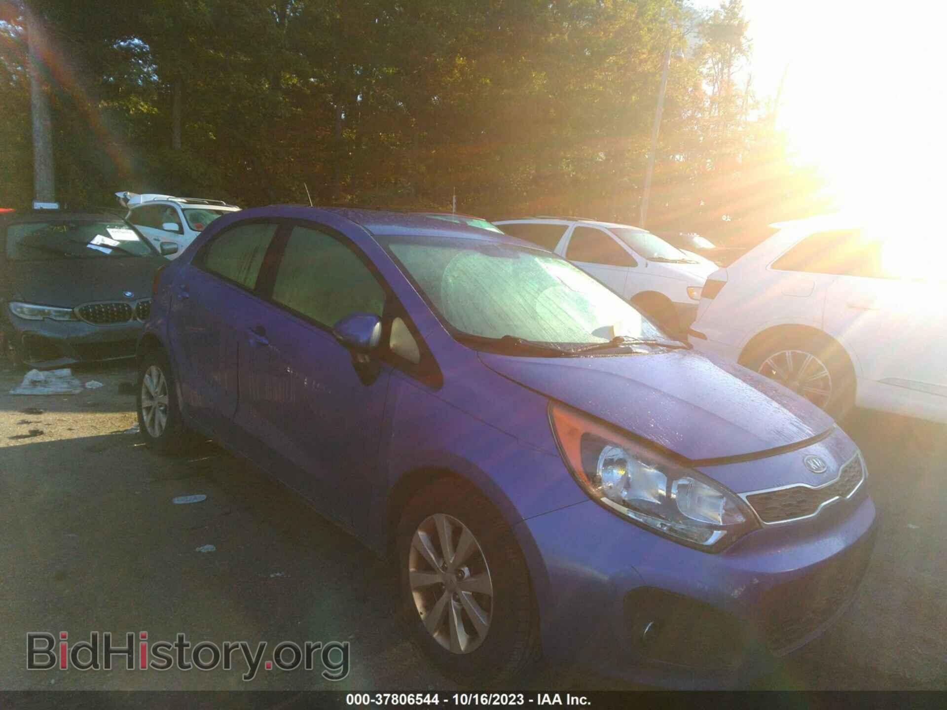 Фотография KNADN5A32D6113182 - KIA RIO 2013