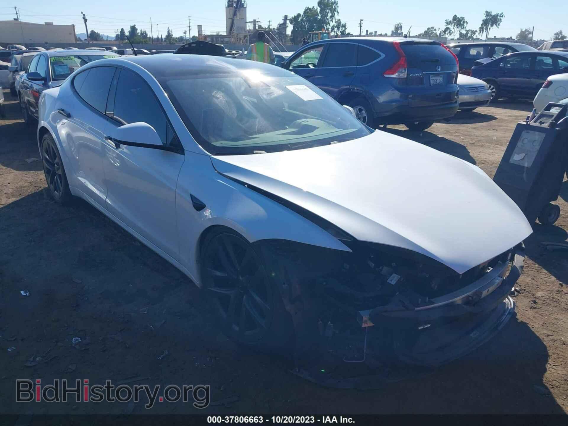 Photo 5YJSA1E53NF474601 - TESLA MODEL S 2022
