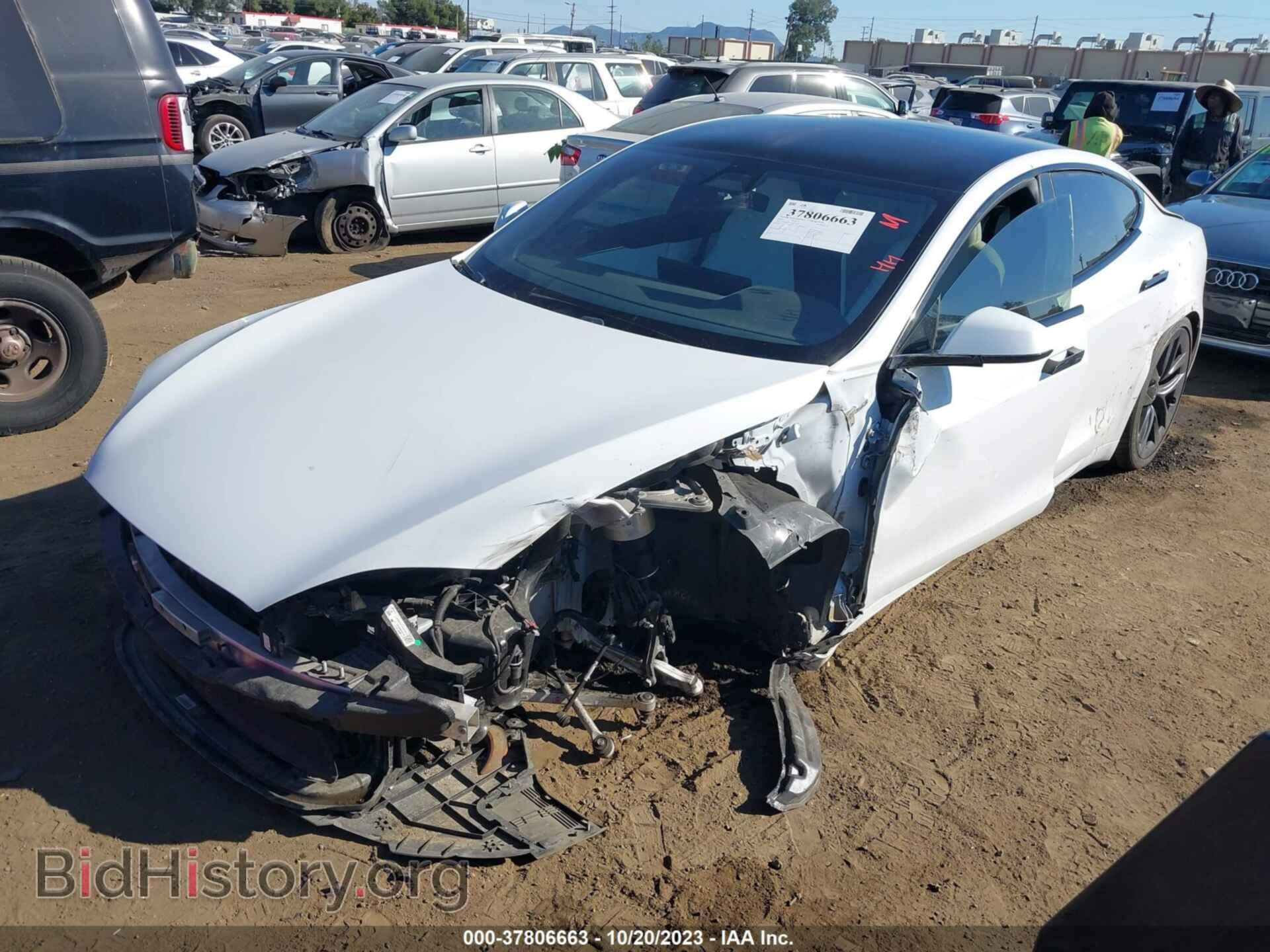 2022 TESLA MODEL S - VIN: 5YJSA1E53NF474601 - Photo 2