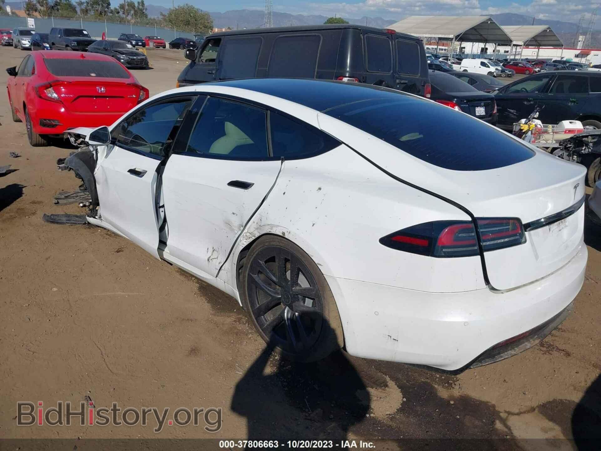 2022 TESLA MODEL S - VIN: 5YJSA1E53NF474601 - Photo 3