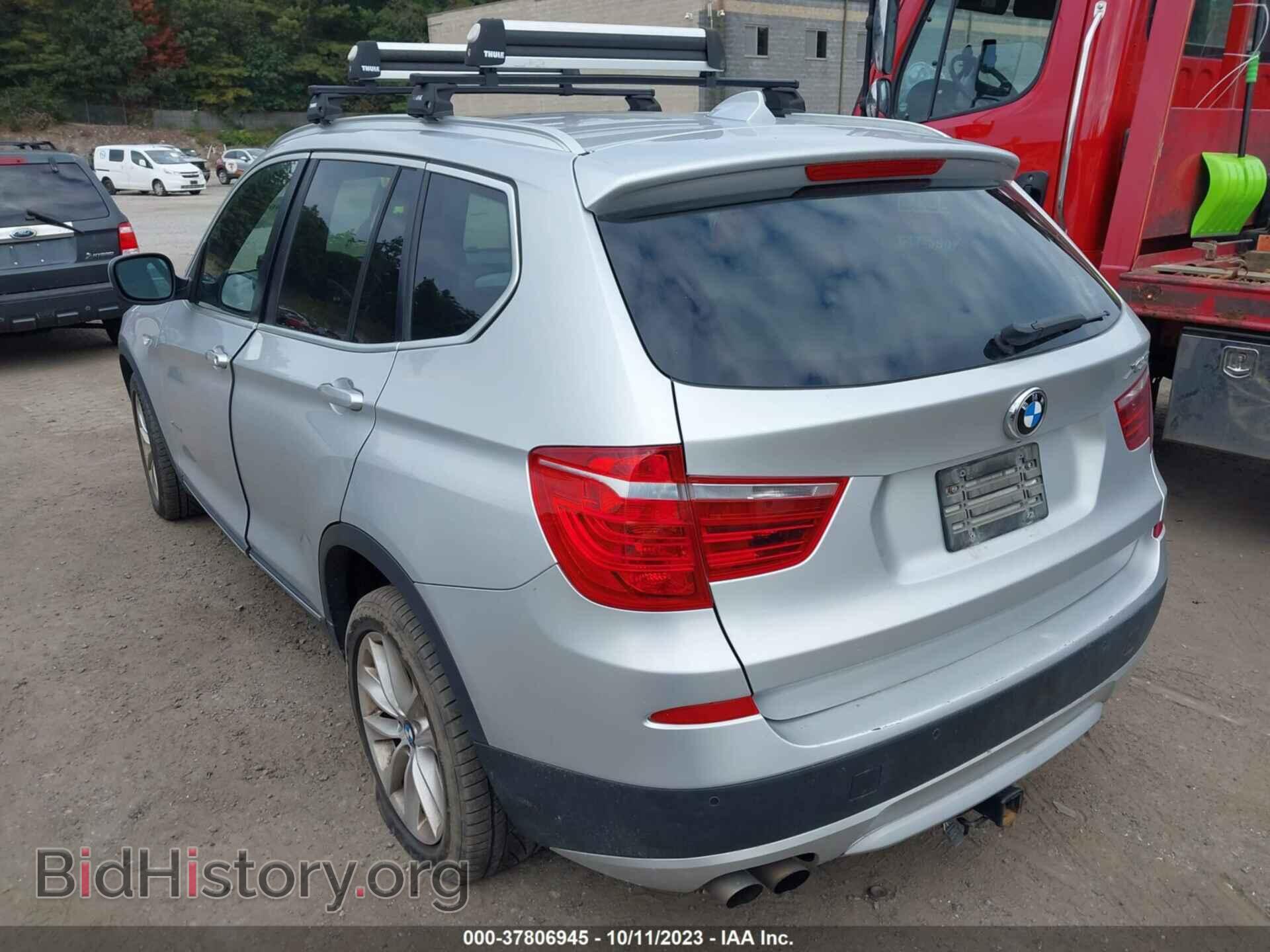 2012 BMW X3 - VIN: 5UXWX5C51CL717700 - Фото 3