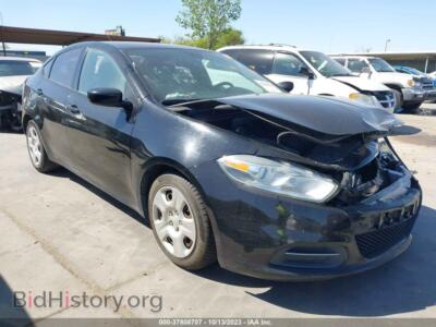 2015 Dodge DART SE, black — VIN 1C3CDFAA0FD253420, IAAI
