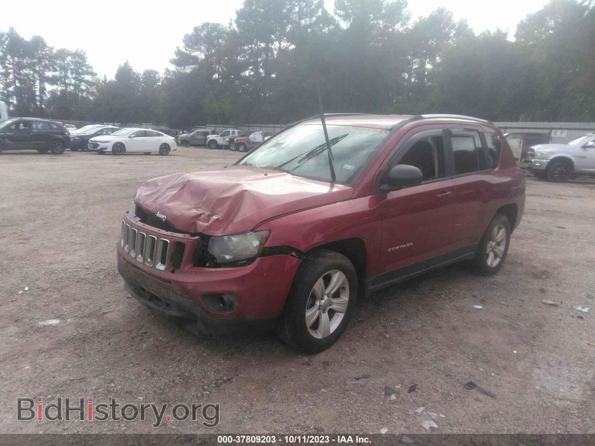 2014 JEEP COMPASS - VIN: 1C4NJDBB1ED706614 - Фото 2