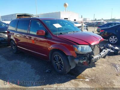 2016 Dodge GRAND CARAVAN SE Plus, red — VIN 2C4RDGBG2GR399542, IAAI