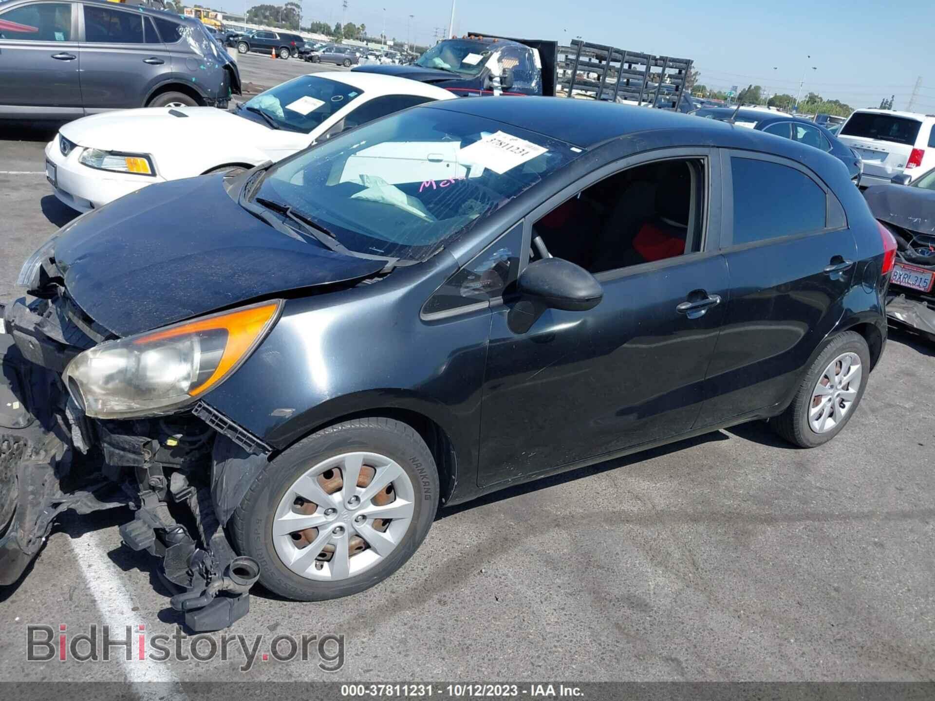2013 KIA RIO - VIN: KNADM5A38D6280701 - Фото 2